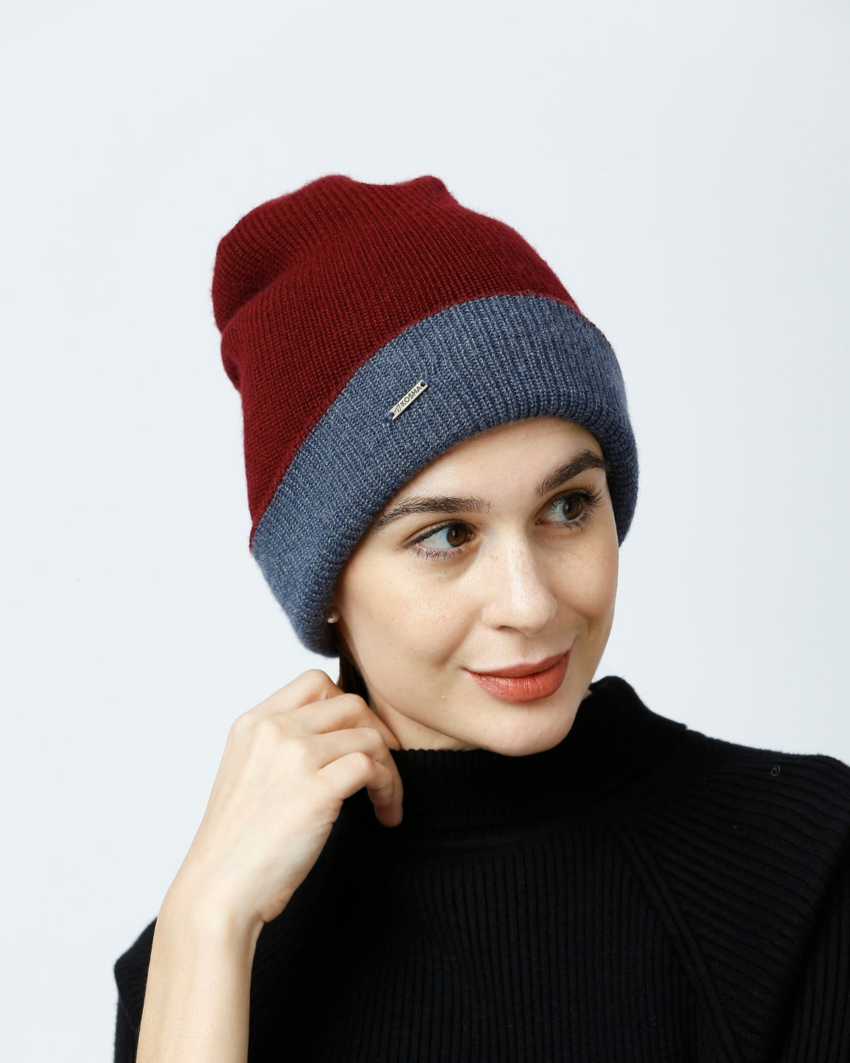 Merino Wool Reversible Beanie For Women