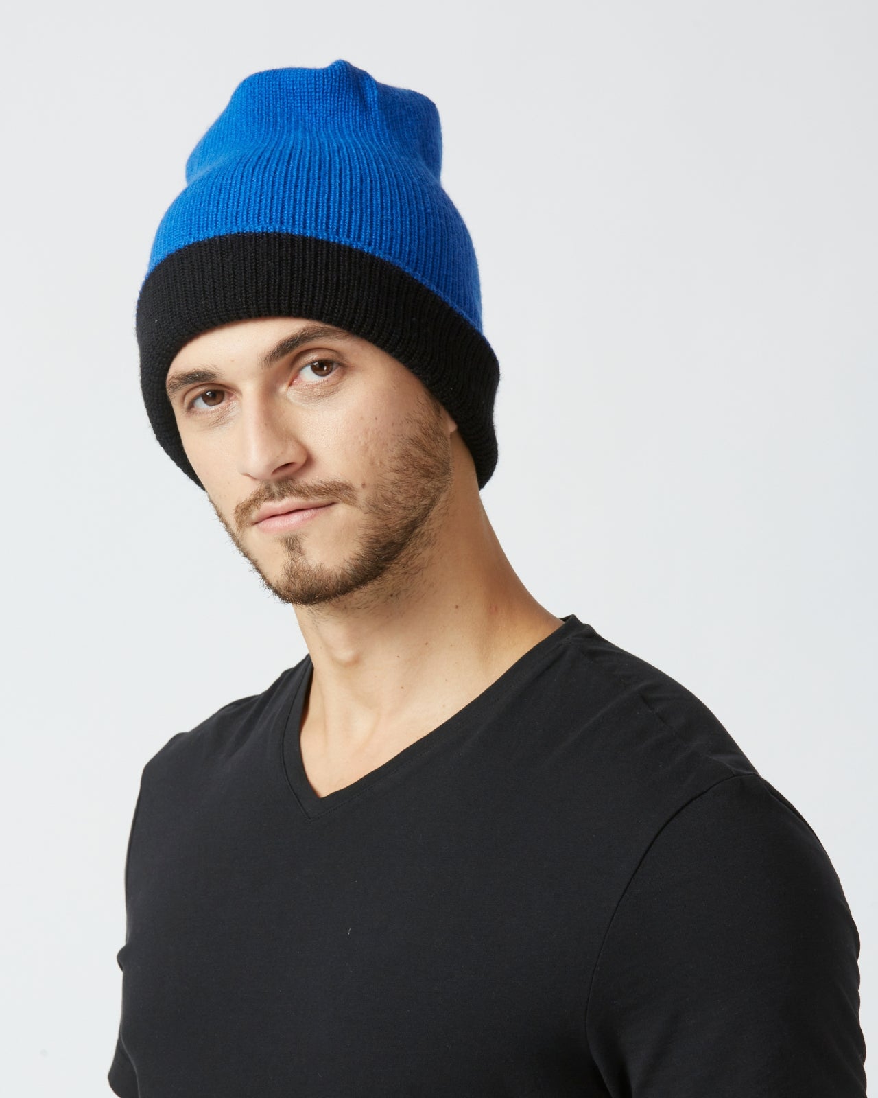 Merino Wool Reversible Beanie For Men