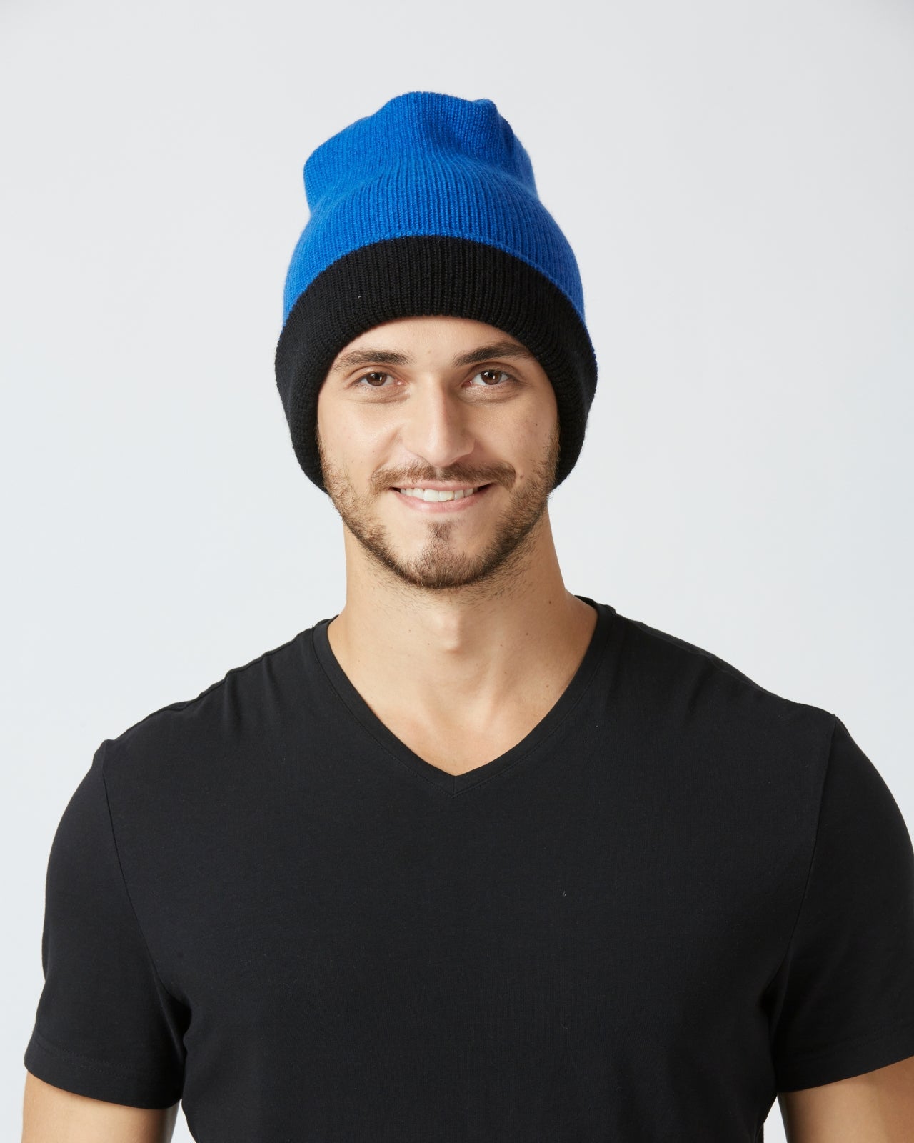 Merino Wool Reversible Beanie For Men