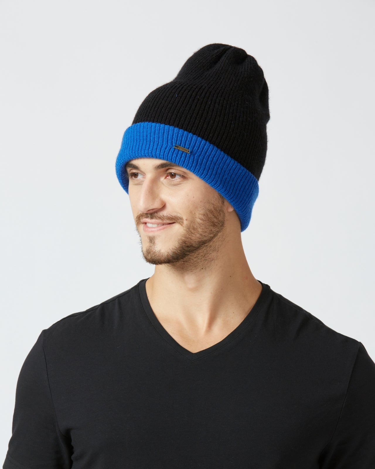 Merino Wool Reversible Beanie For Men