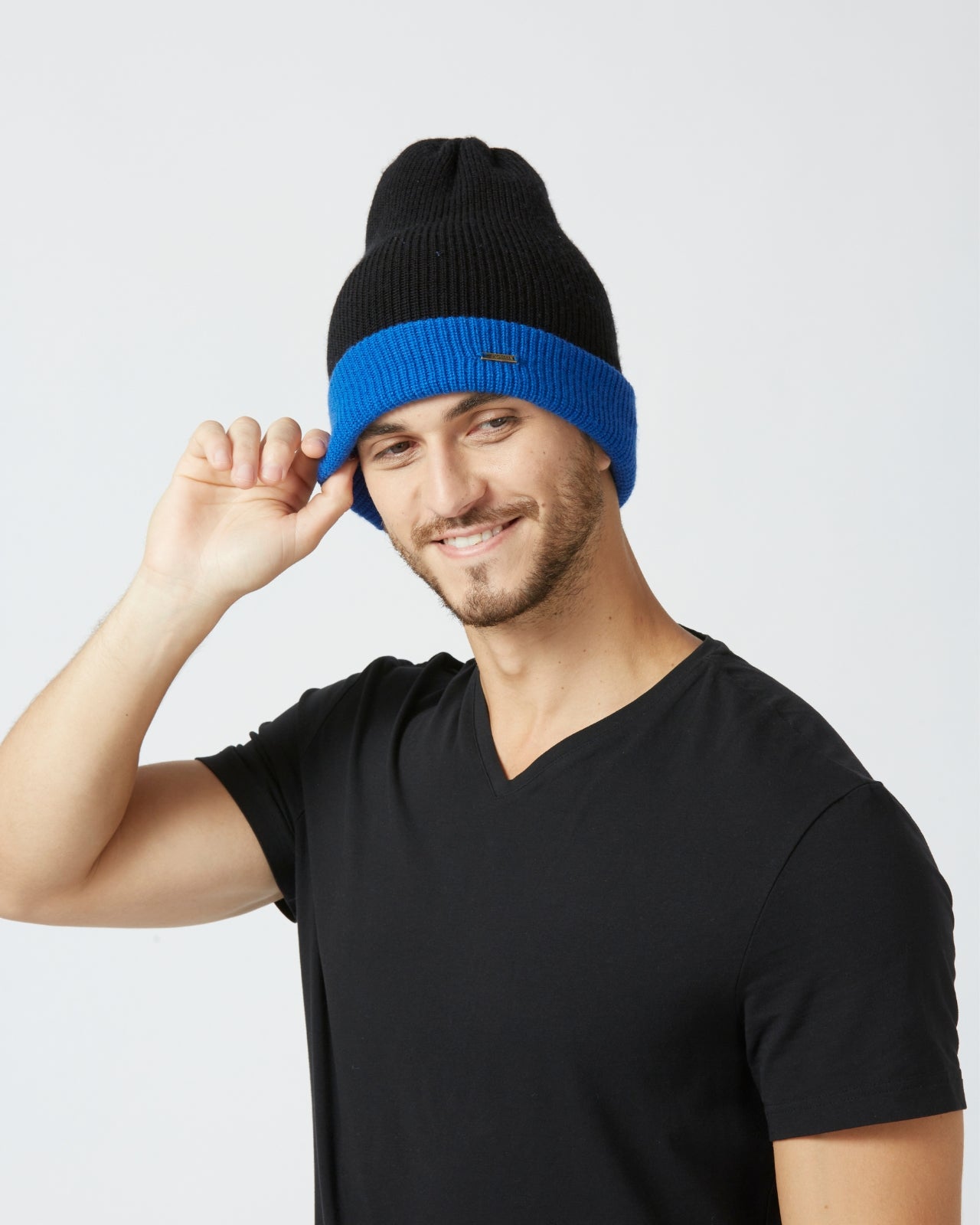 Merino Wool Reversible Beanie For Men