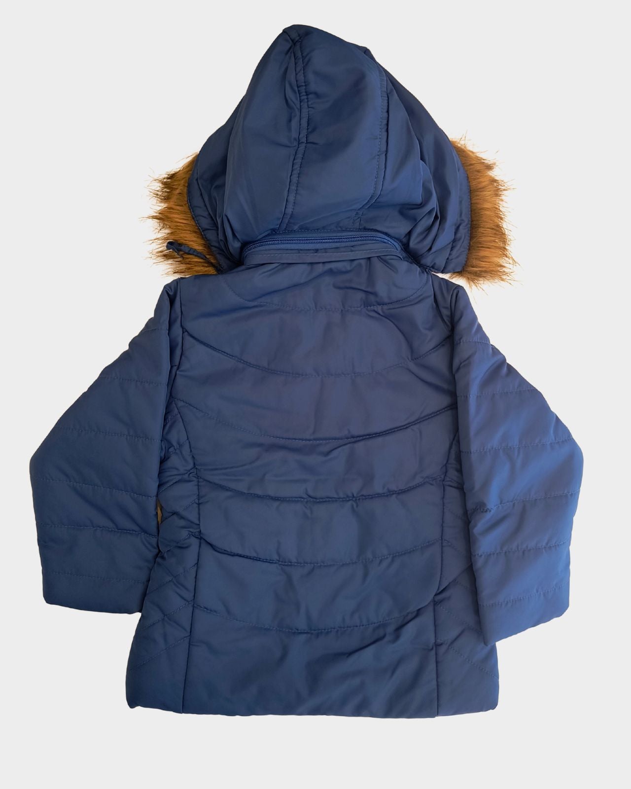 Puffer With Fleece Jacket For Girls