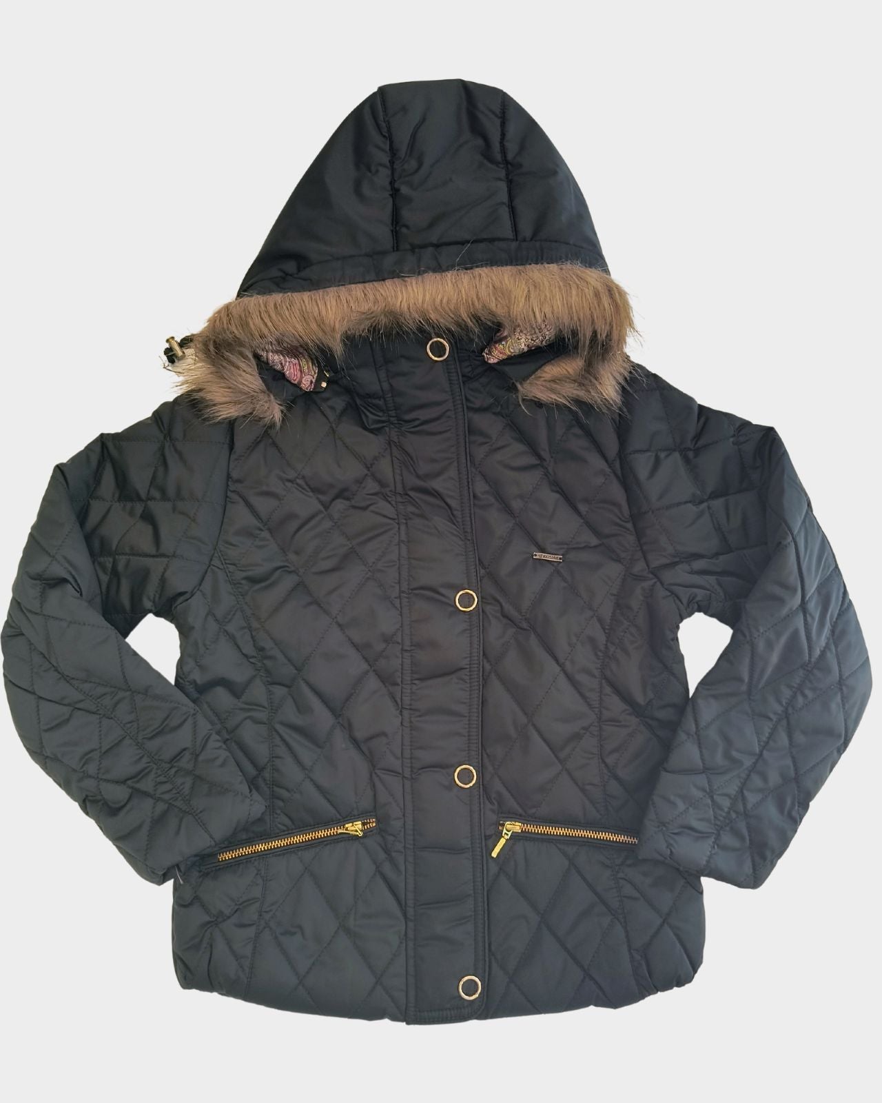 Puffer With Fleece Jacket For Girls