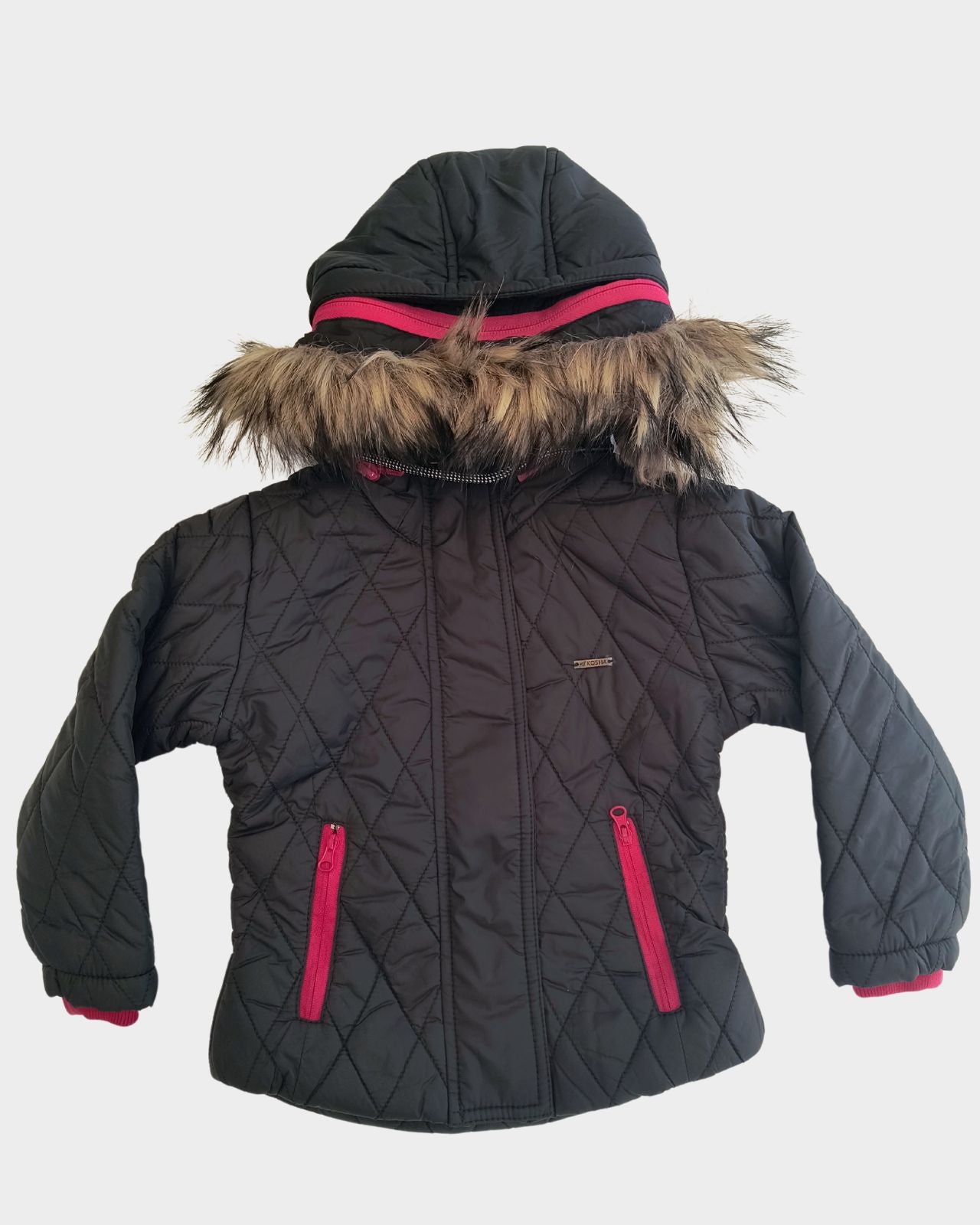 Puffer With Fleece Jacket For Girls