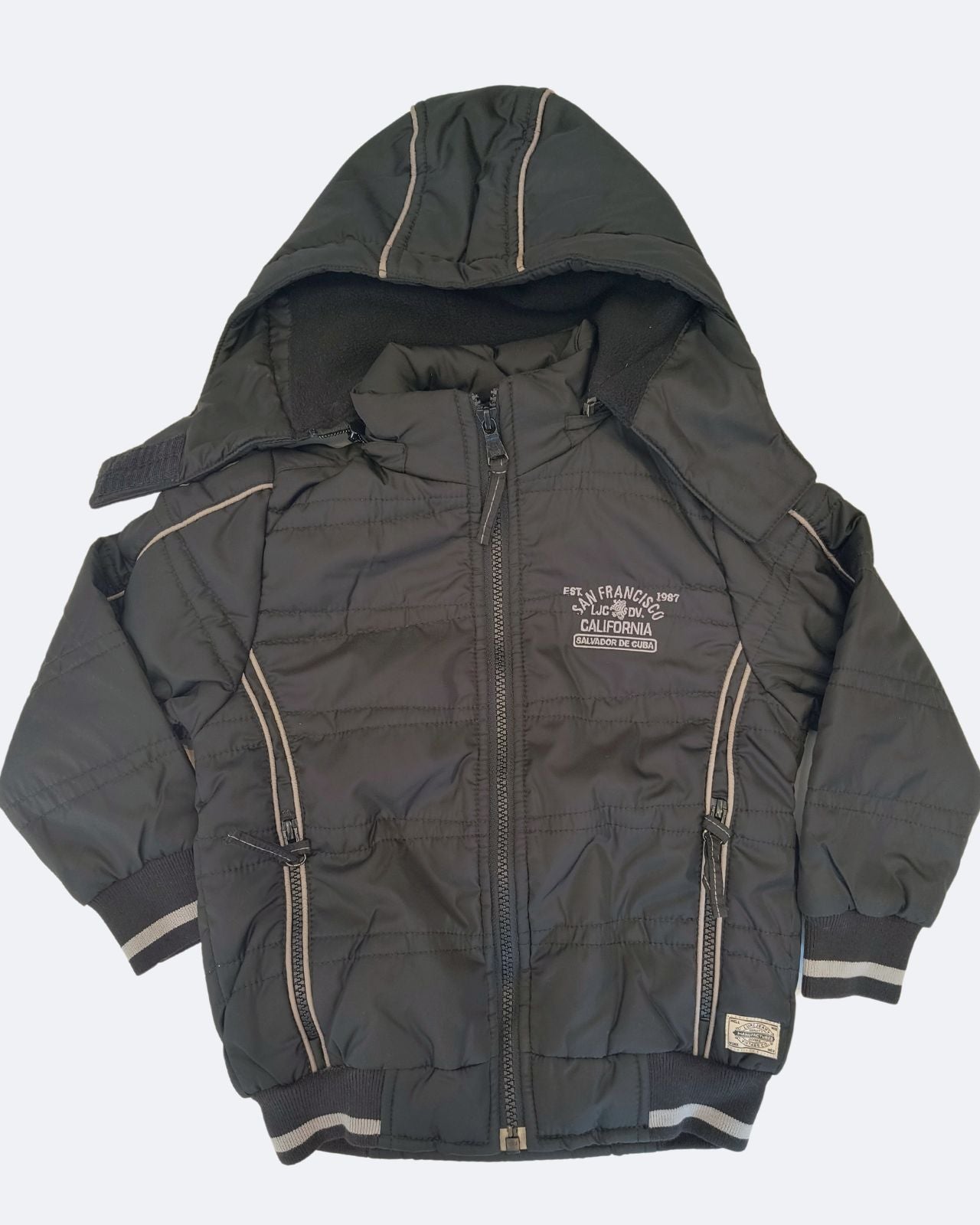 Puffer With Fleece Jacket For Boys