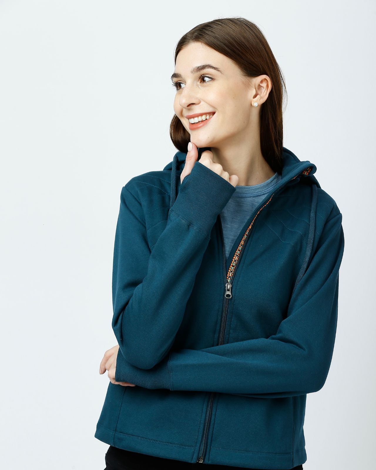 Fleece Lined Sweatshirt For Women