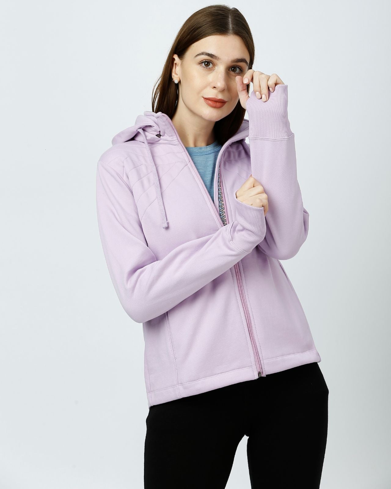 Fleece Lined Sweatshirt For Women