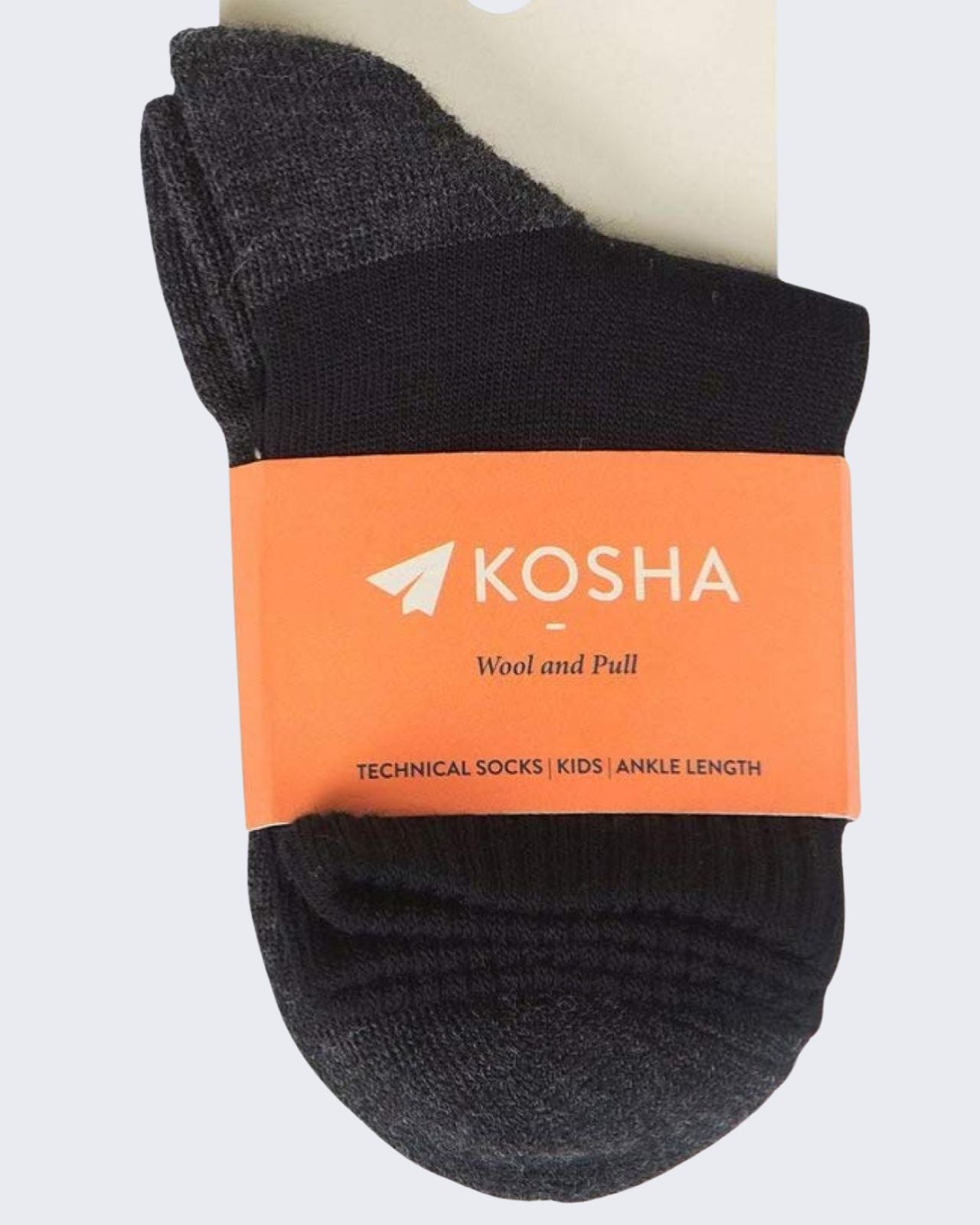 Ankle Length Technical Cushioned Merino Wool Socks For Boys