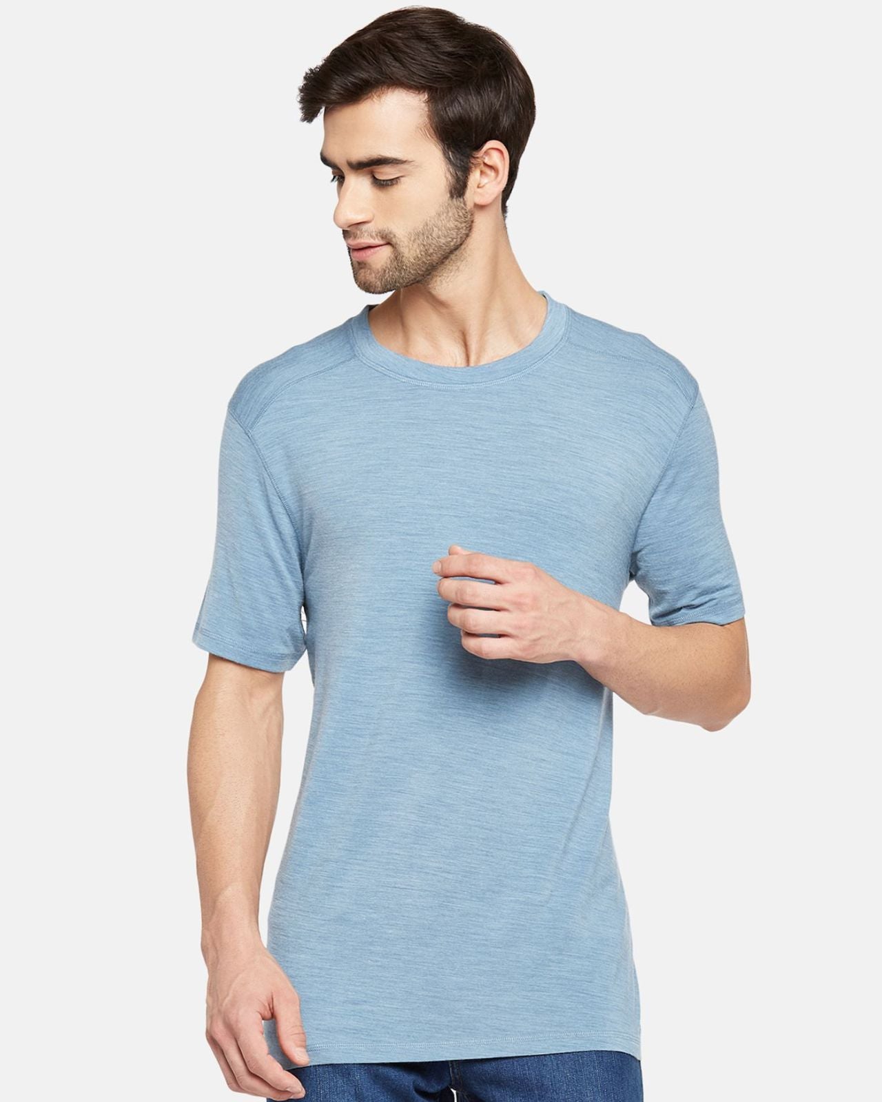 Men's Half Sleeves Thermal | Merino Wool + Bamboo