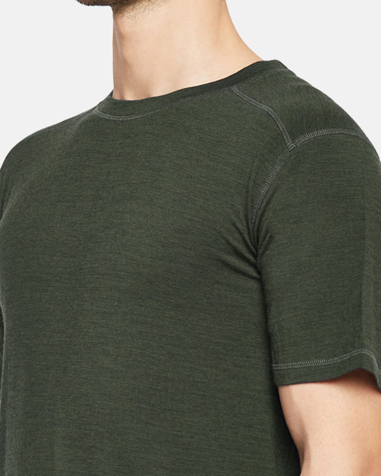 Men's Half Sleeves Thermal | Merino Wool + Bamboo