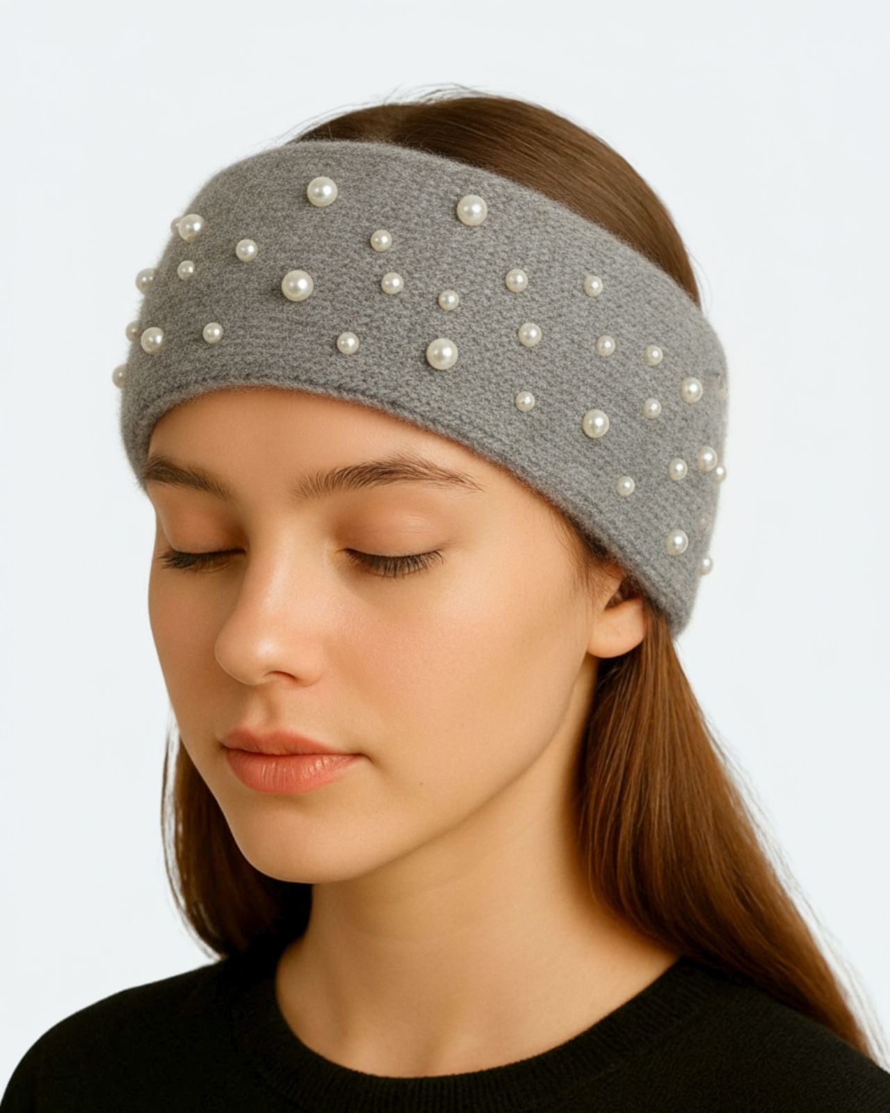 Head Band With Pearls