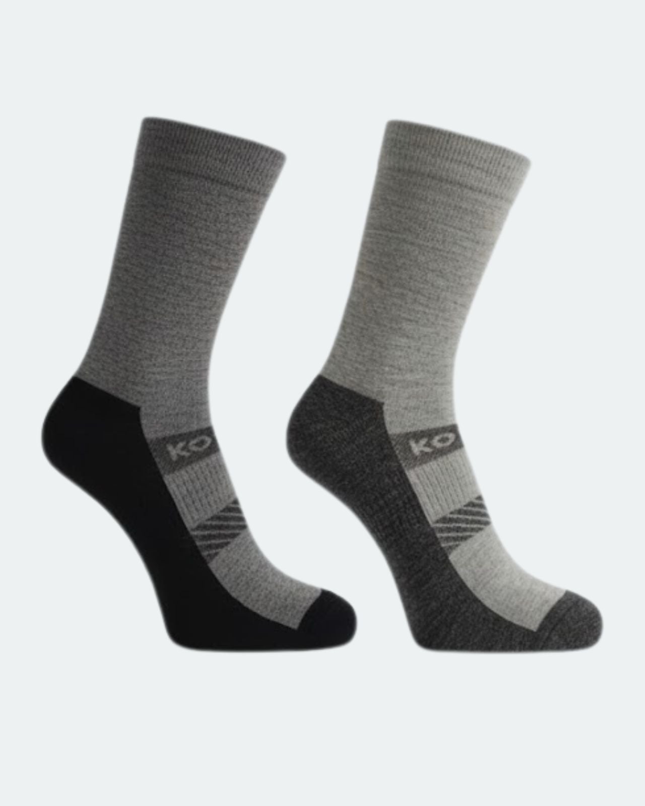Men's Pack Of 2 Merino Wool Cushioned Technical Socks