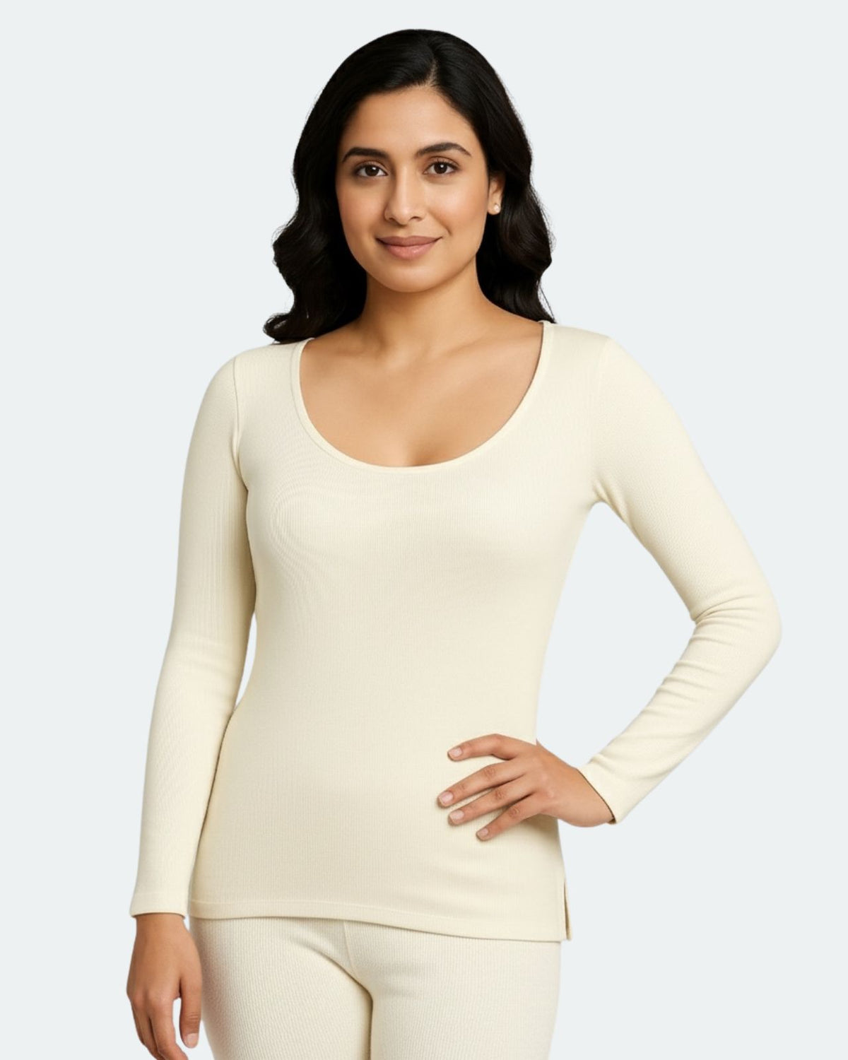 Woolmark Full Sleeves Thermal Top For Women
