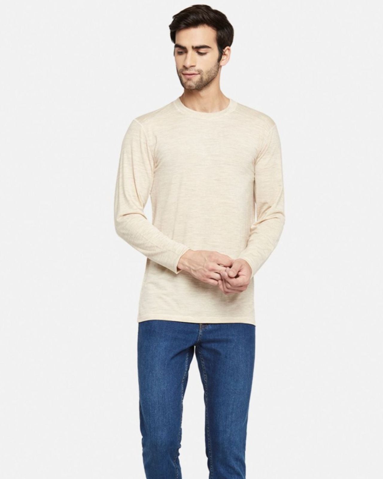 Men's Full Sleeves Thermal | Merino Wool + Bamboo