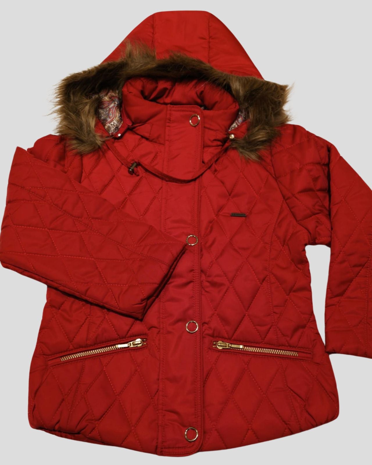 Puffer With Fleece Jacket For Girls (2 to 6) Years