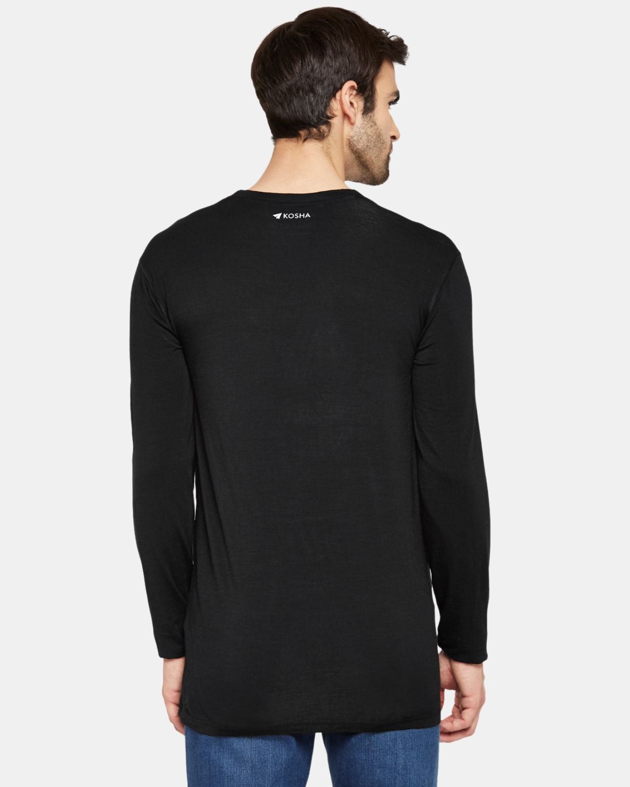 Men's Full Sleeves Thermal | Merino Wool + Bamboo + Polyester