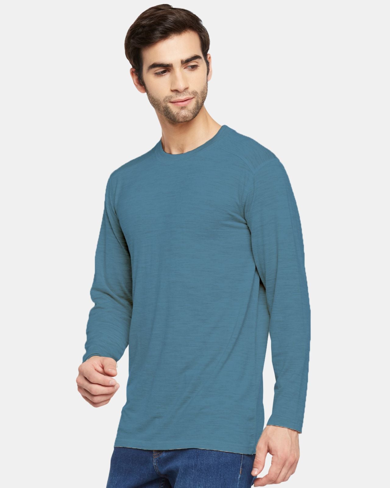 Men's Full Sleeves Thermal | Merino Wool + Bamboo + Polyester