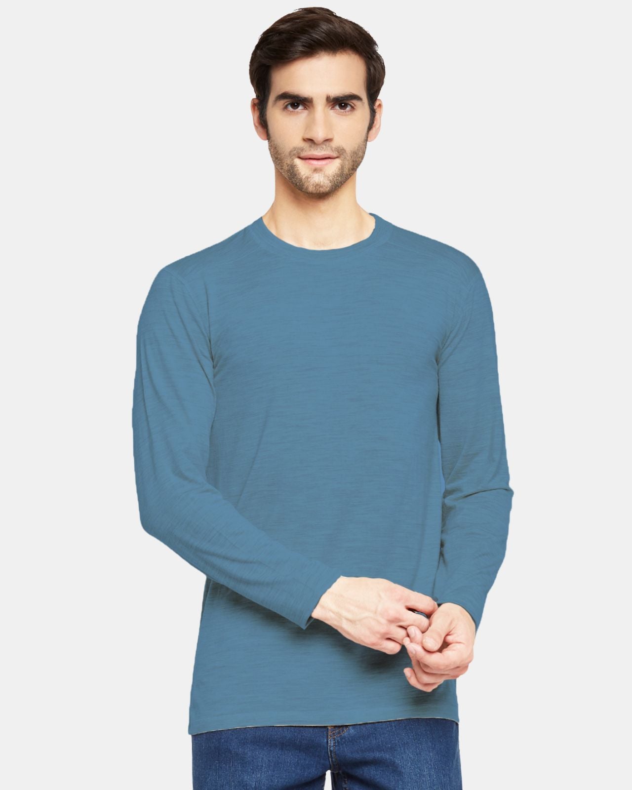 Men's Full Sleeves Thermal | Merino Wool + Bamboo + Polyester