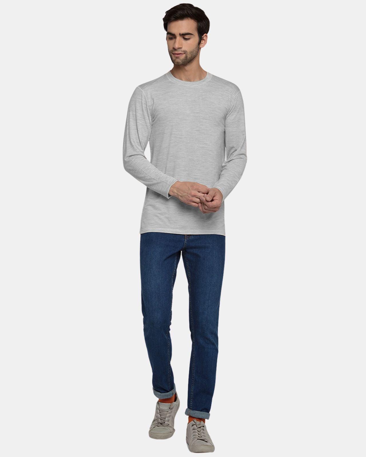 Men's Full Sleeves Thermal | Merino Wool + Bamboo + Polyester