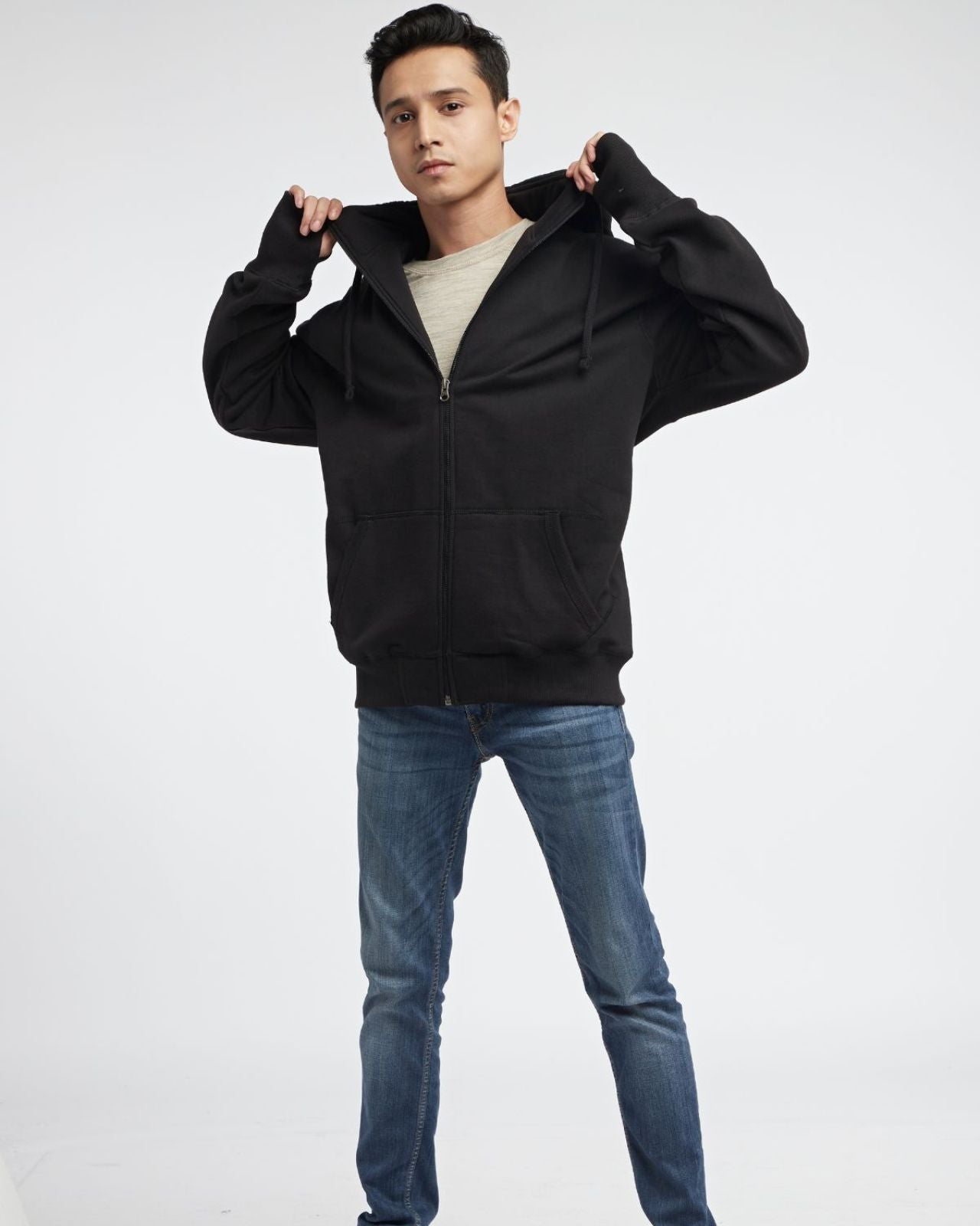 Fleece Lined Sweatshirt For Men