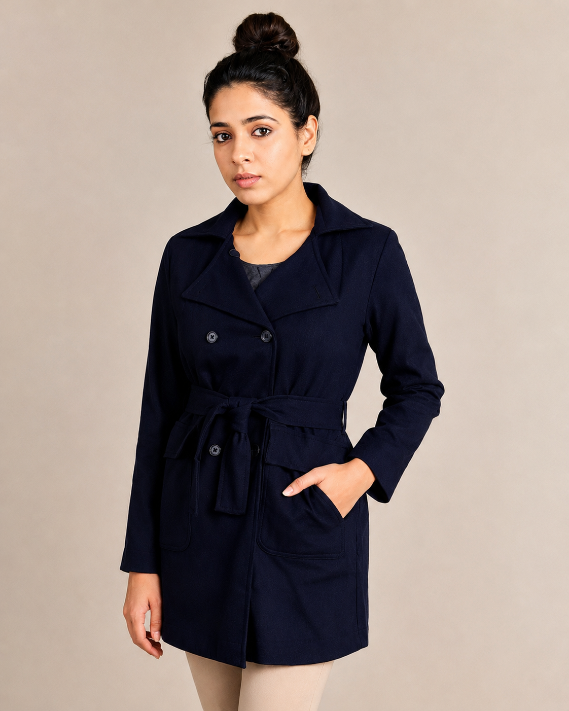 Cropped Trench Coat For Women Rental