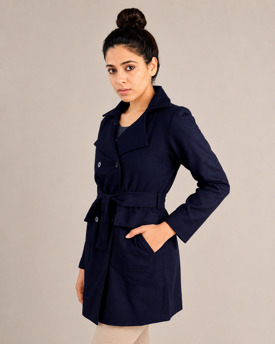 Cropped Trench Coat For Women Rental