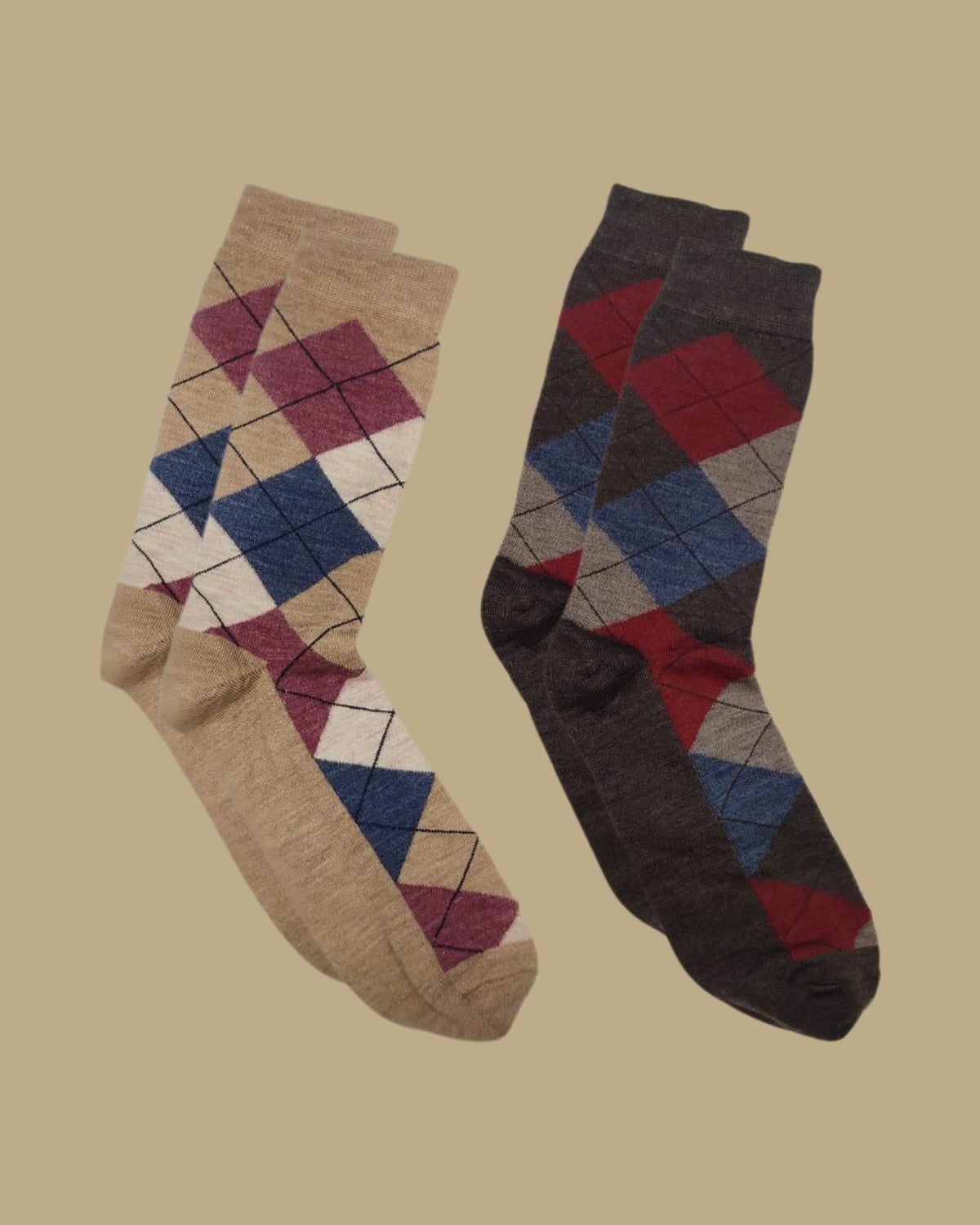 Men's Pack of 2 Merino Wool Business Socks