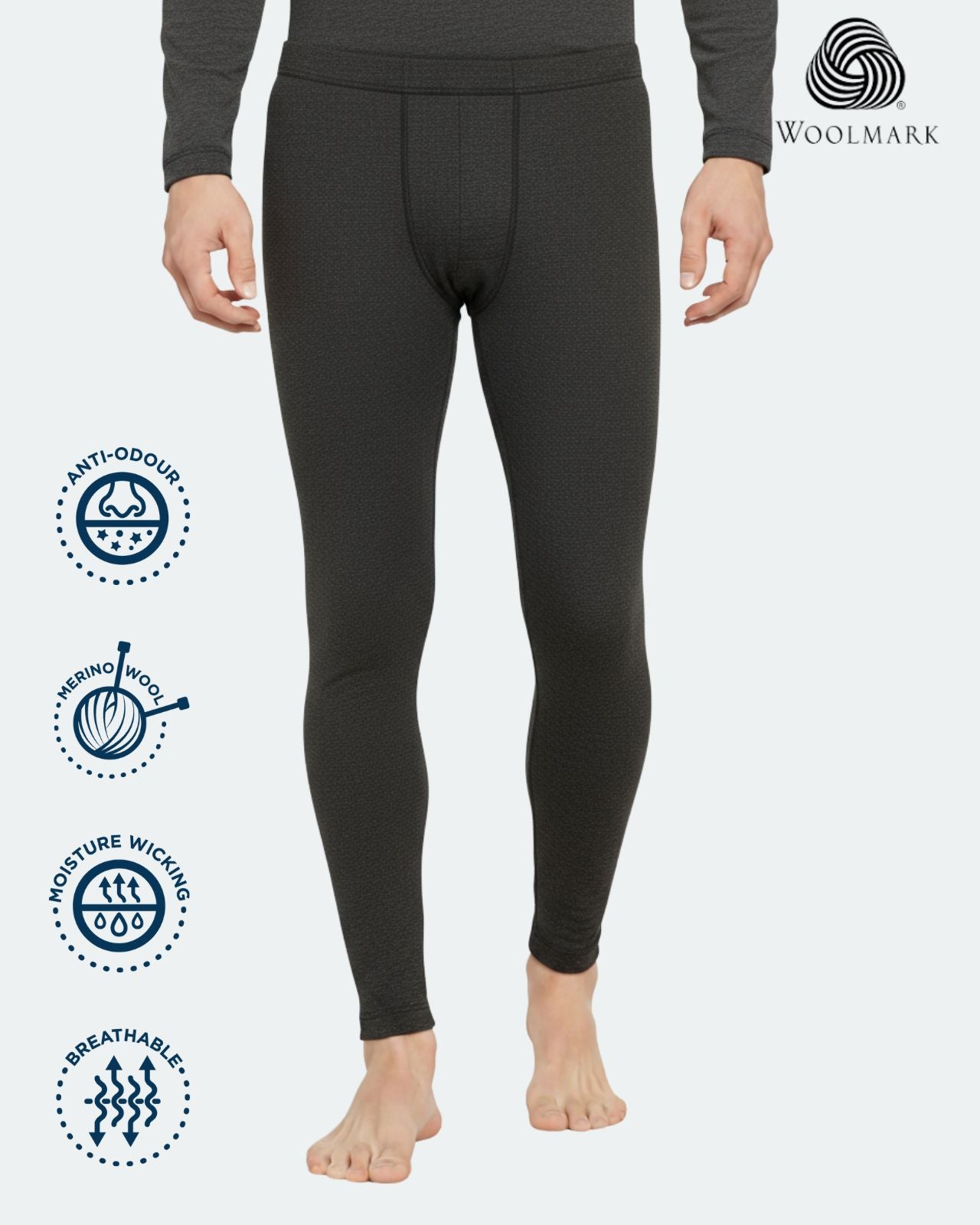 Woolmark Men's Thermal Leggings