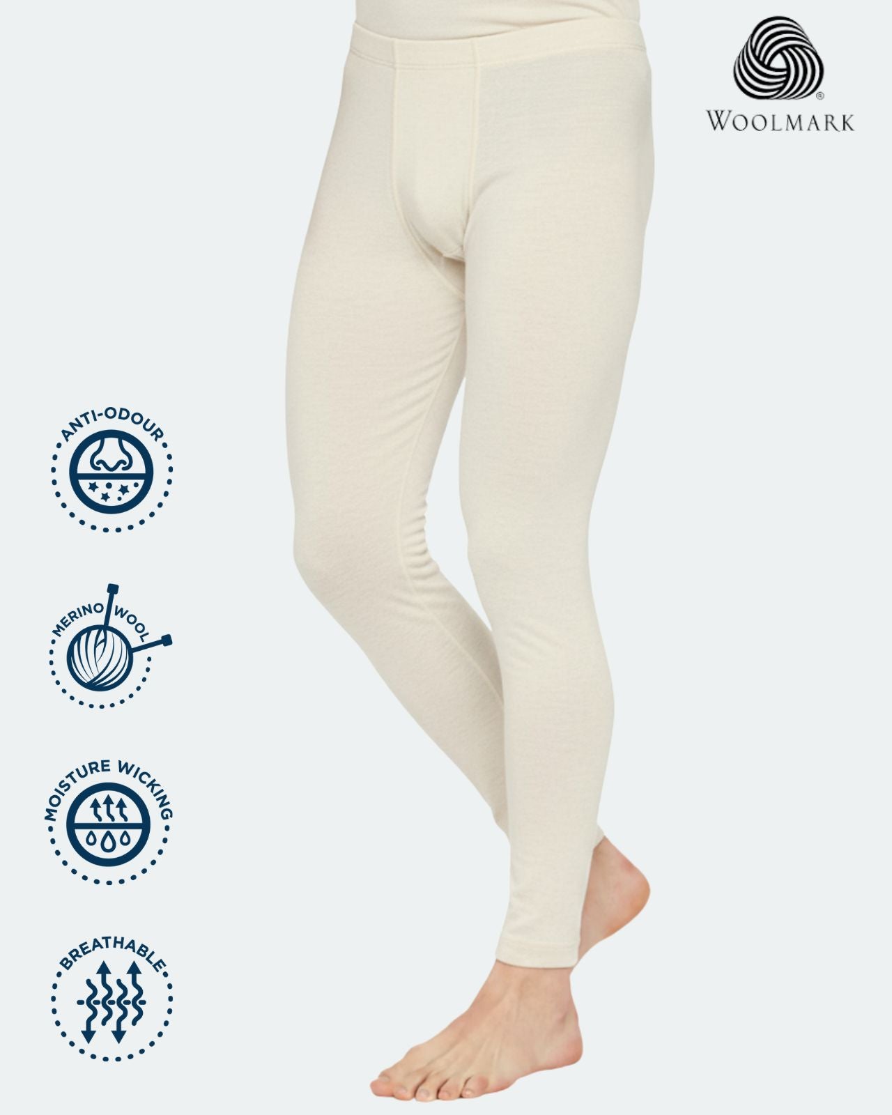 Woolmark Men's Thermal Leggings