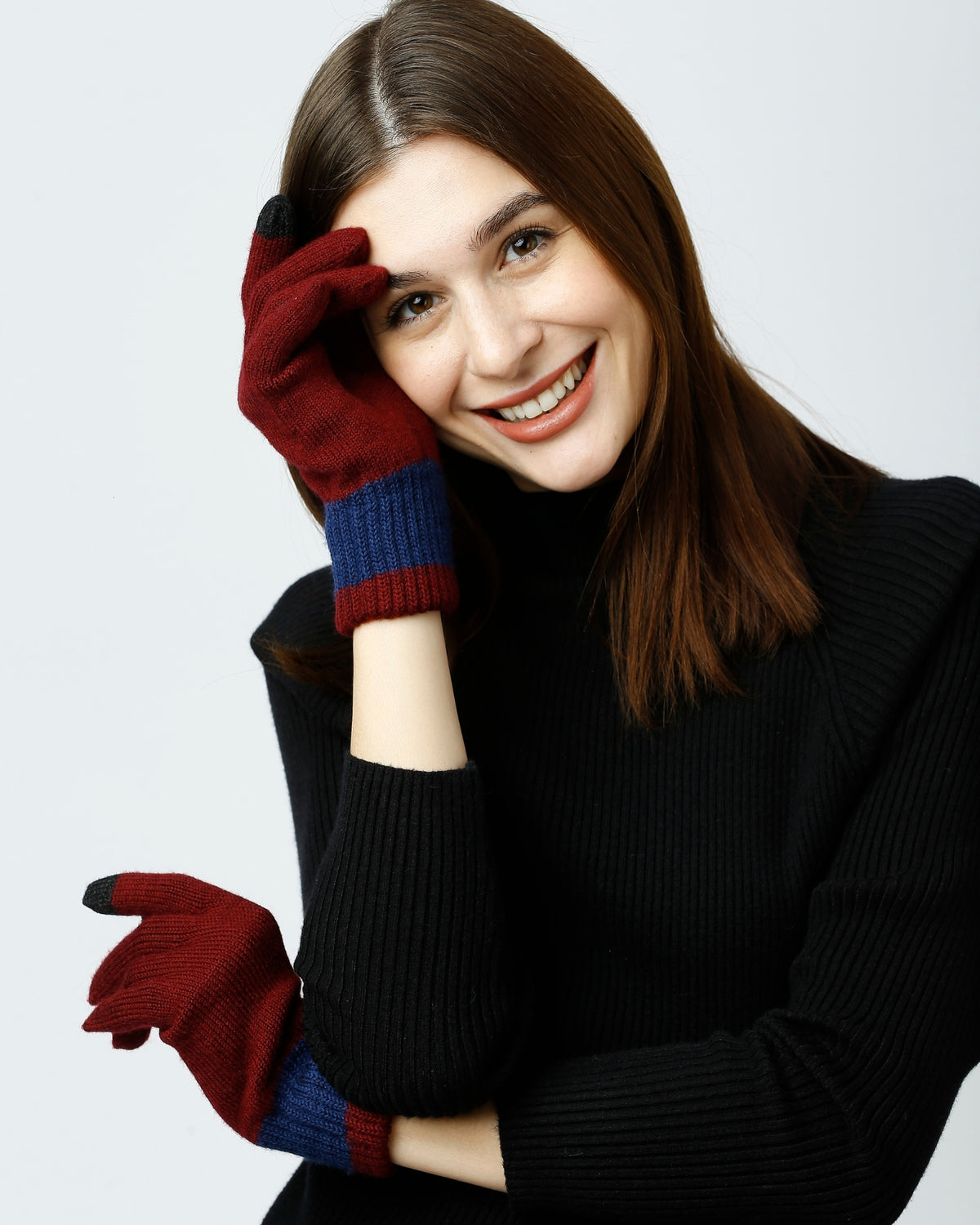 Touch Enabled Merino Wool Gloves For Women