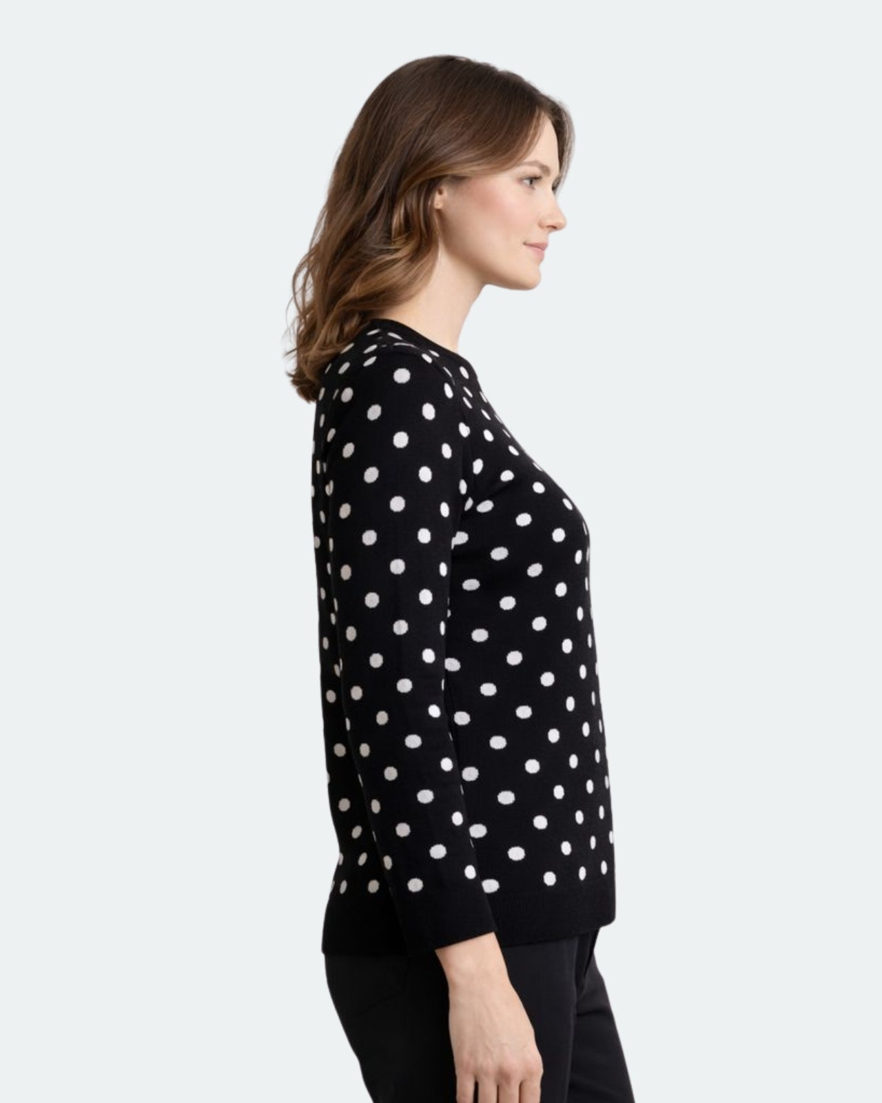 Snowfall Polka Dot Sweater