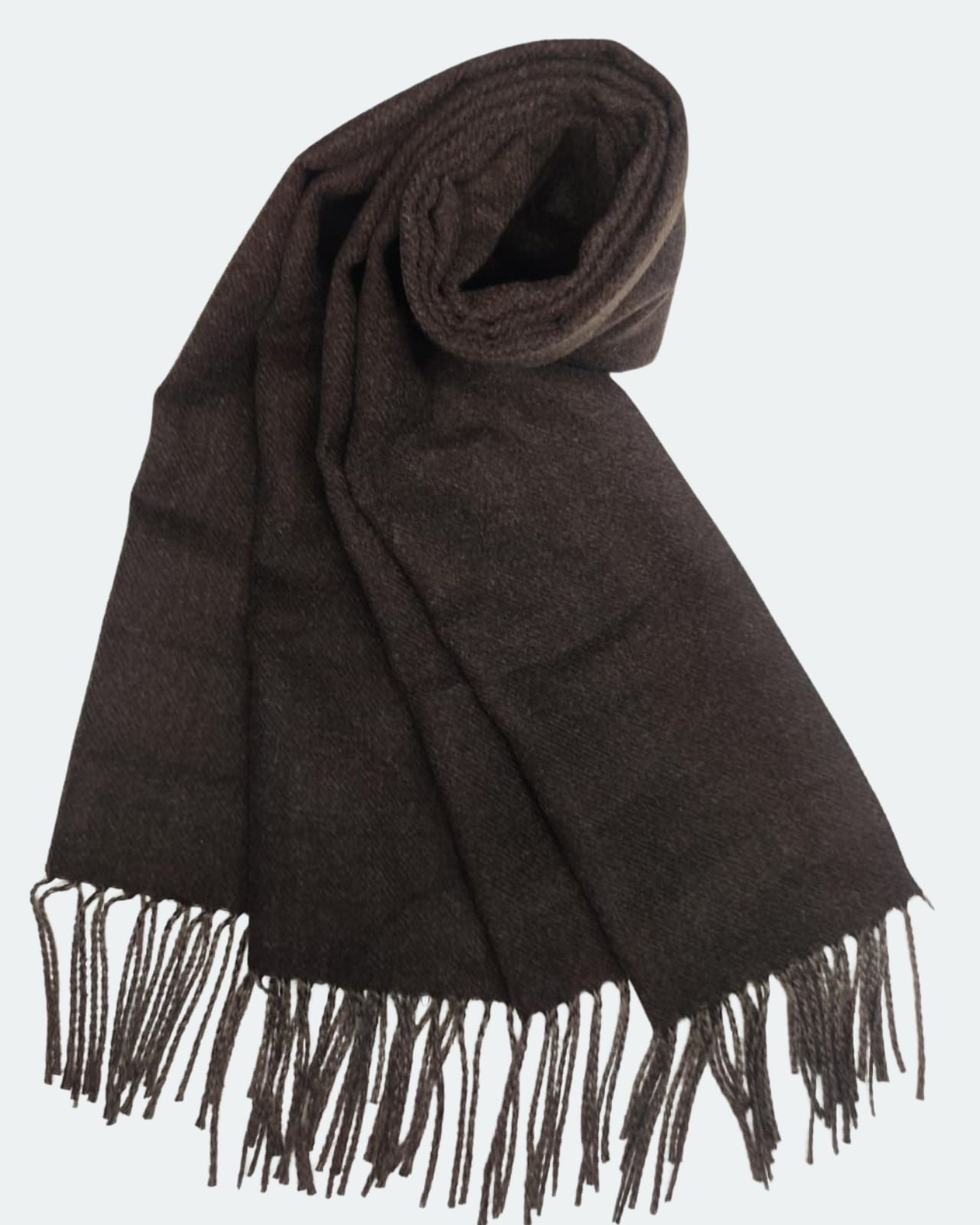 Lush Winter Stole with Tassels For Men
