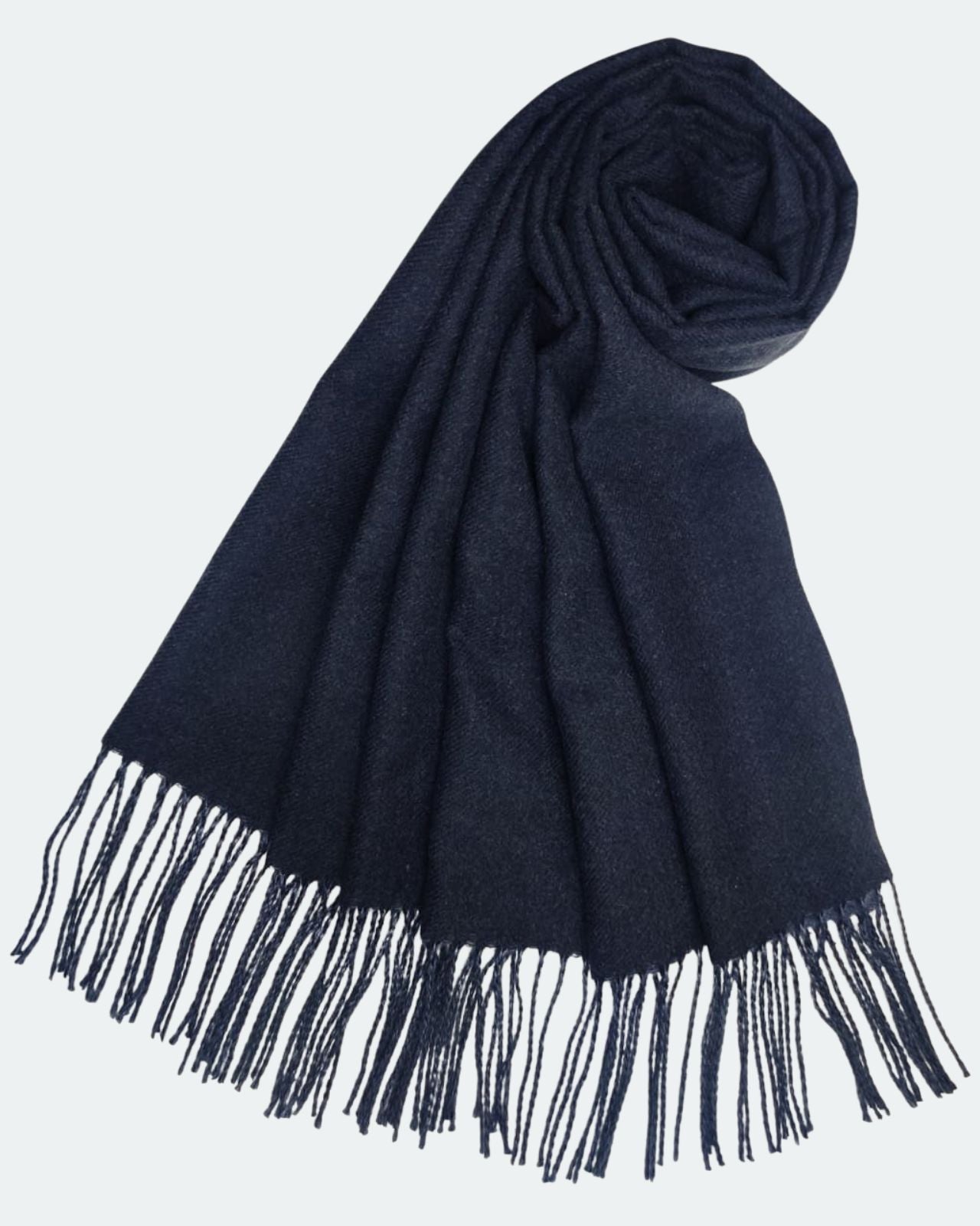 Lush Winter Stole with Tassels For Men