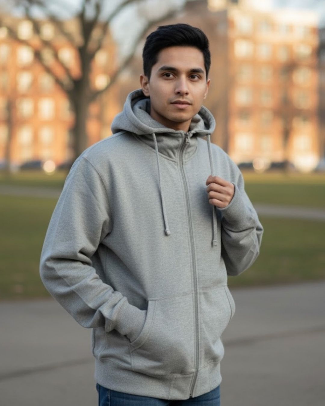 Fleece Lined Sweatshirt For Men