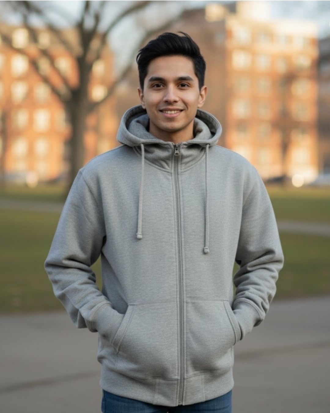 Fleece Lined Sweatshirt For Men