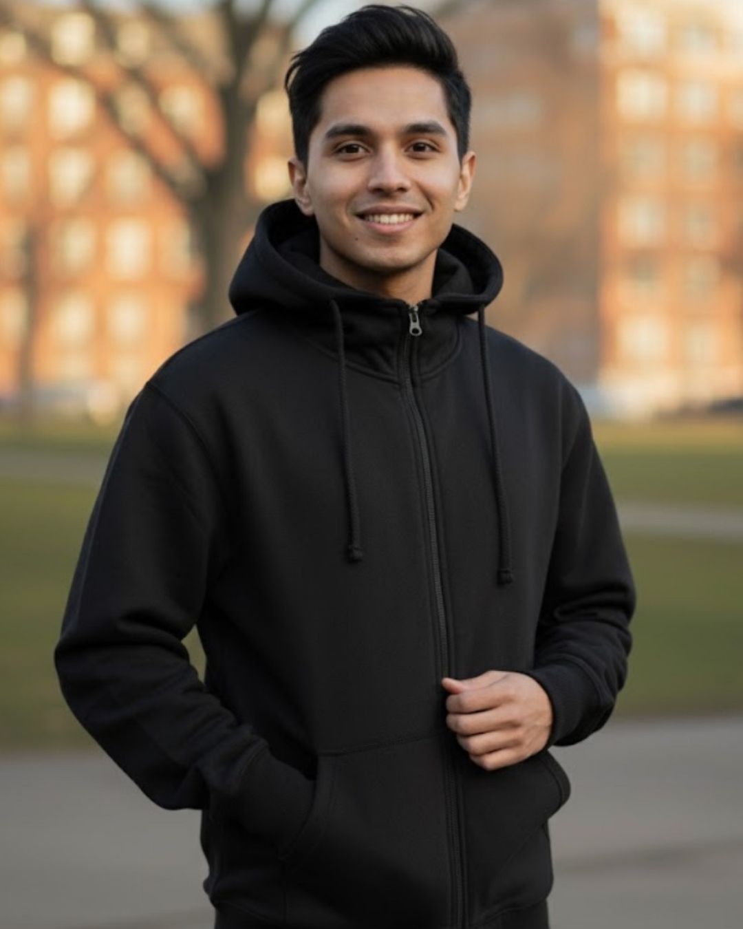 Fleece Lined Sweatshirt For Men