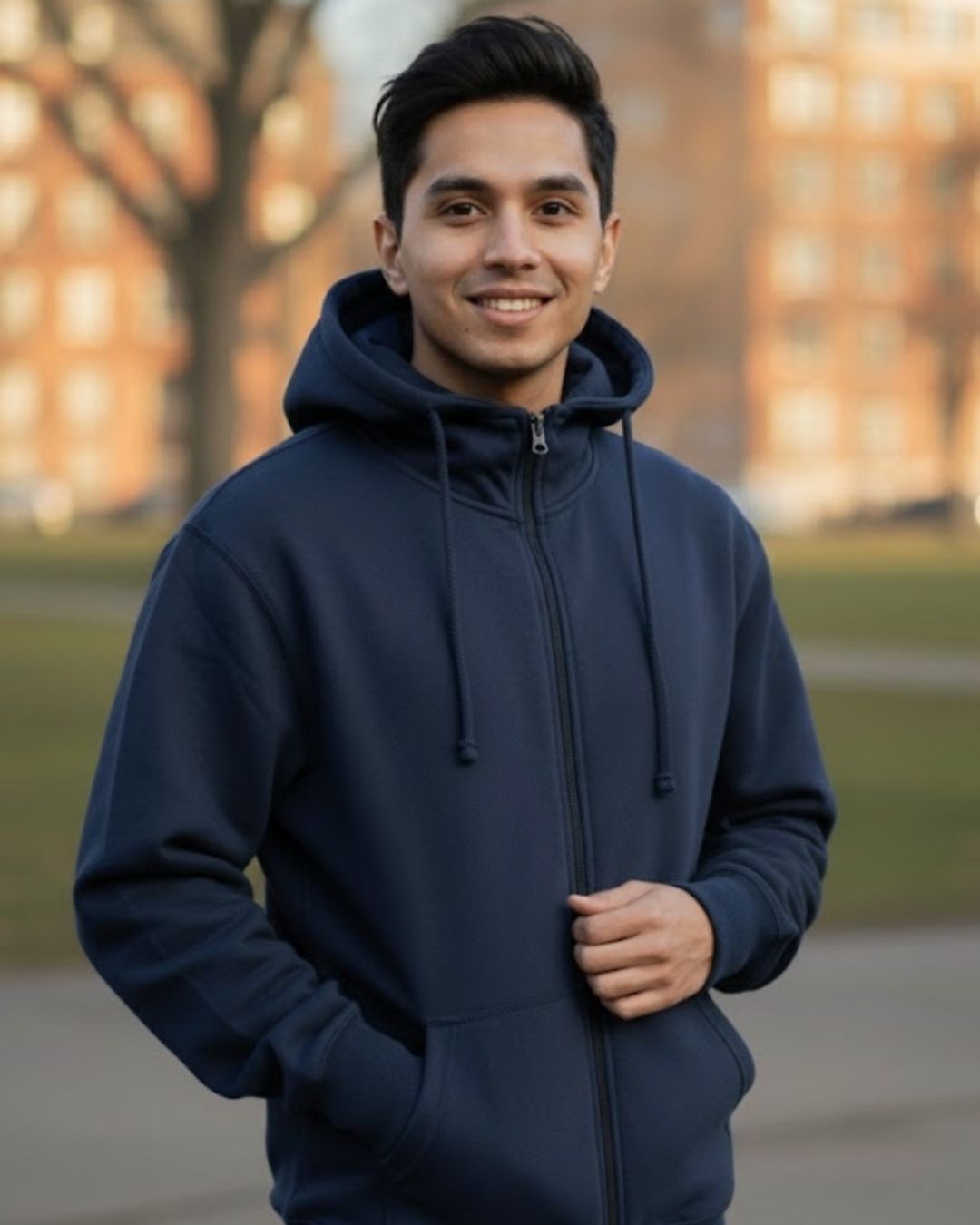 Fleece Lined Sweatshirt For Men