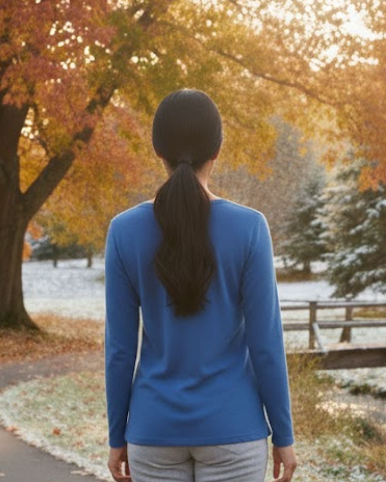 Full Sleeves Thermal | Merino Wool + Bamboo + Polyester For Women's