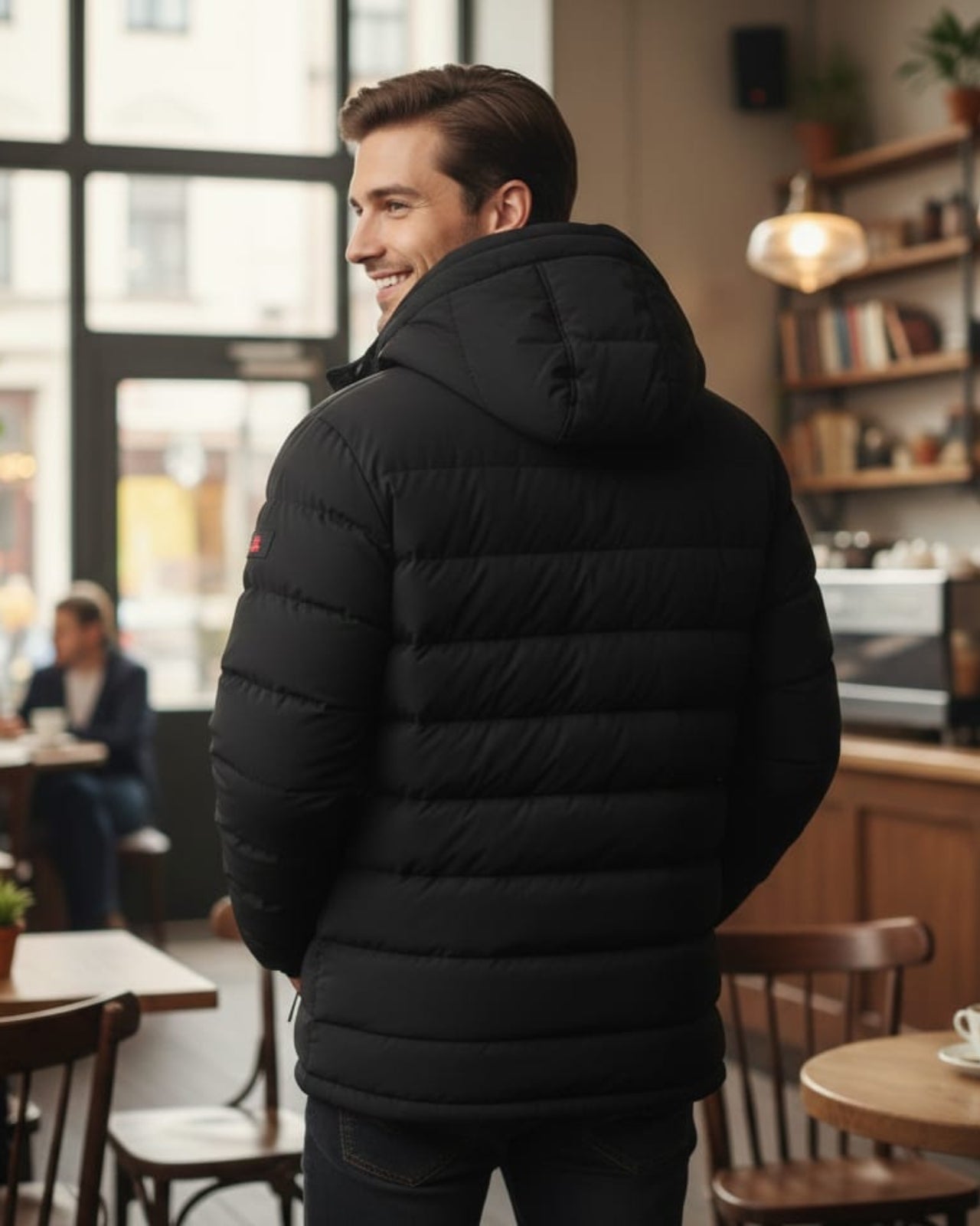 Lightweight Puffer Jacket (Fleece Lined & Detachable Hood) Rental