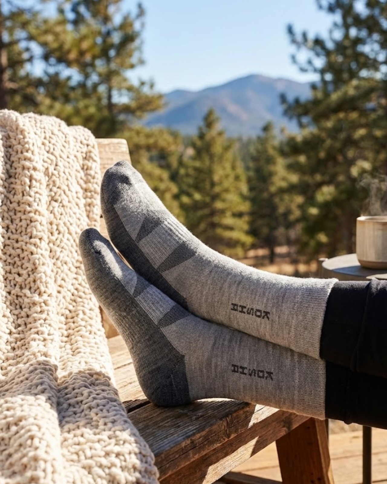 Technical Cushioned Merino Wool Socks For Men