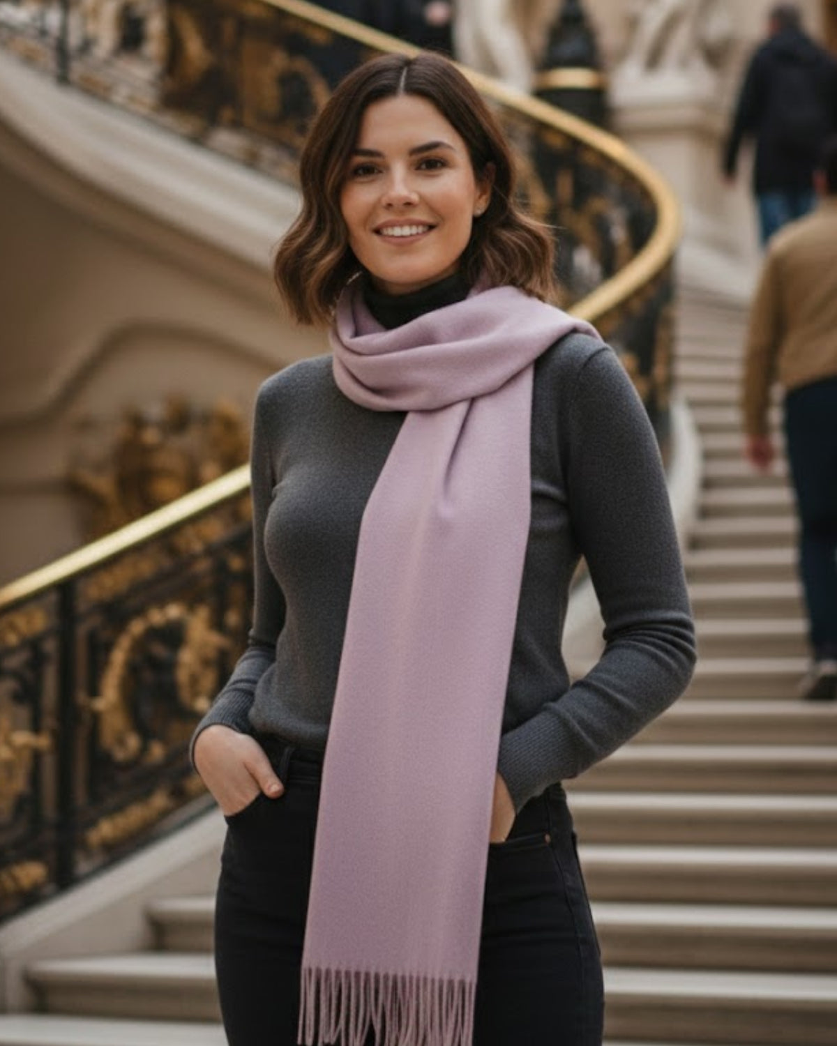Women's Warm Solid Winter Stole