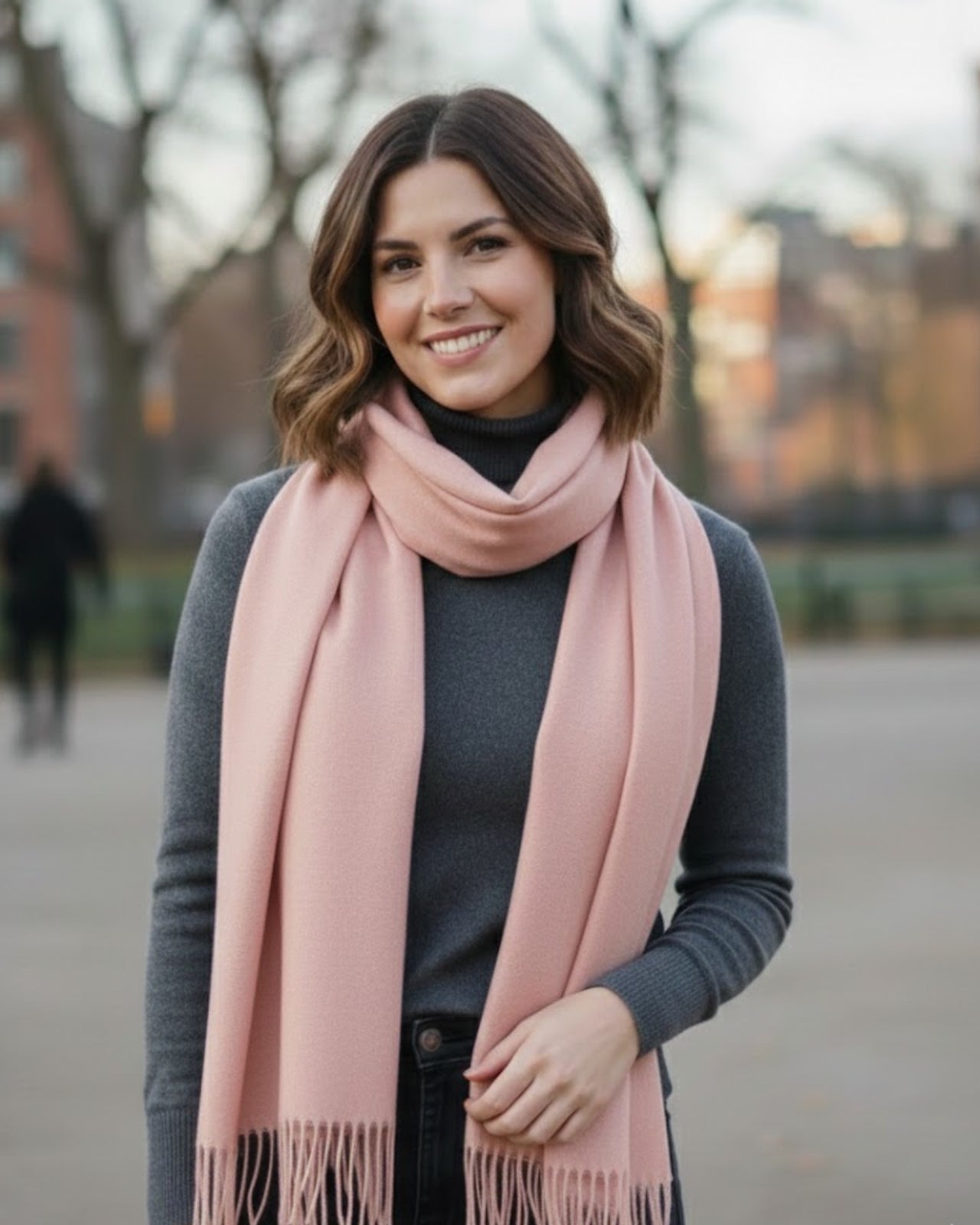 Women's Warm Solid Winter Stole