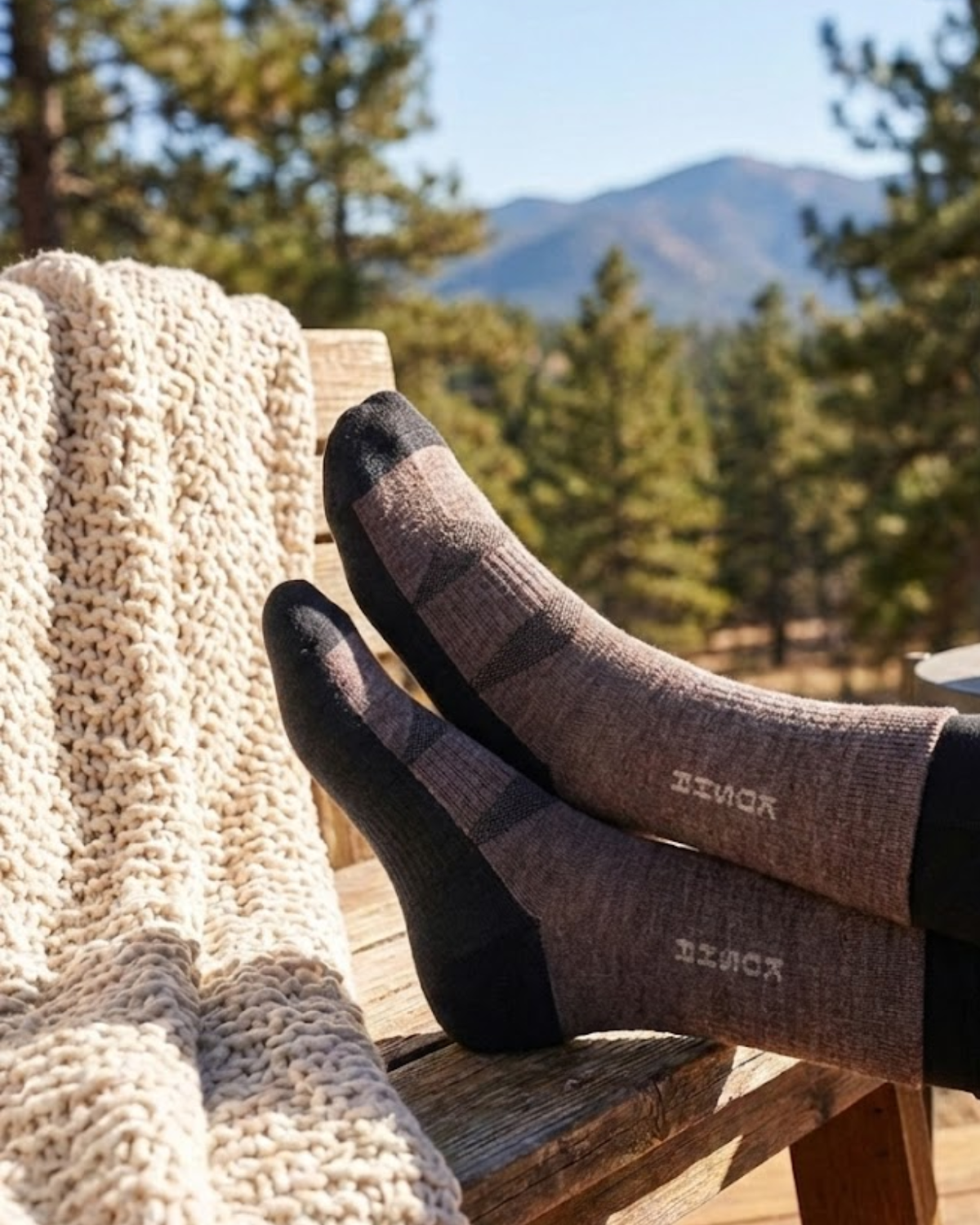 Technical Cushioned Merino Wool Socks For Men