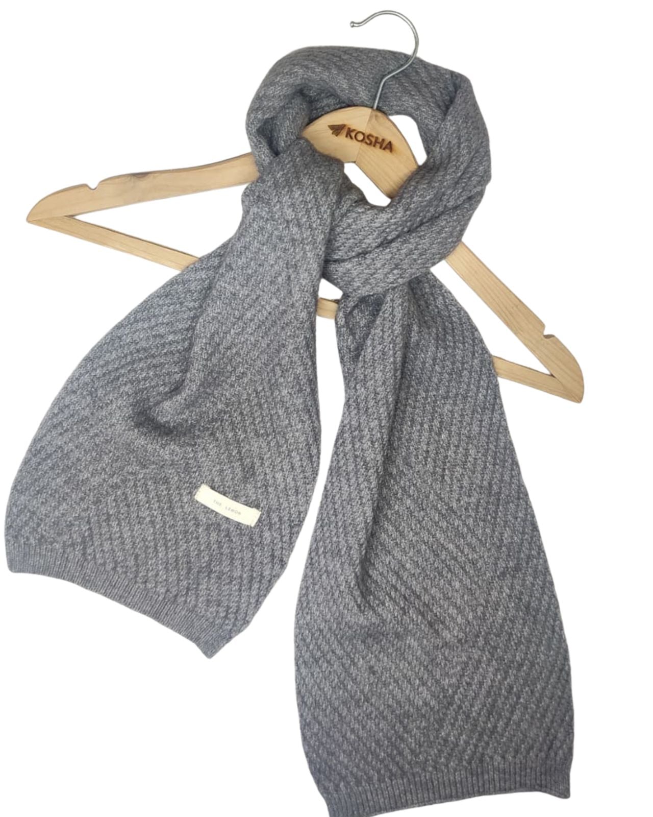 Self Textured Woollen Stole