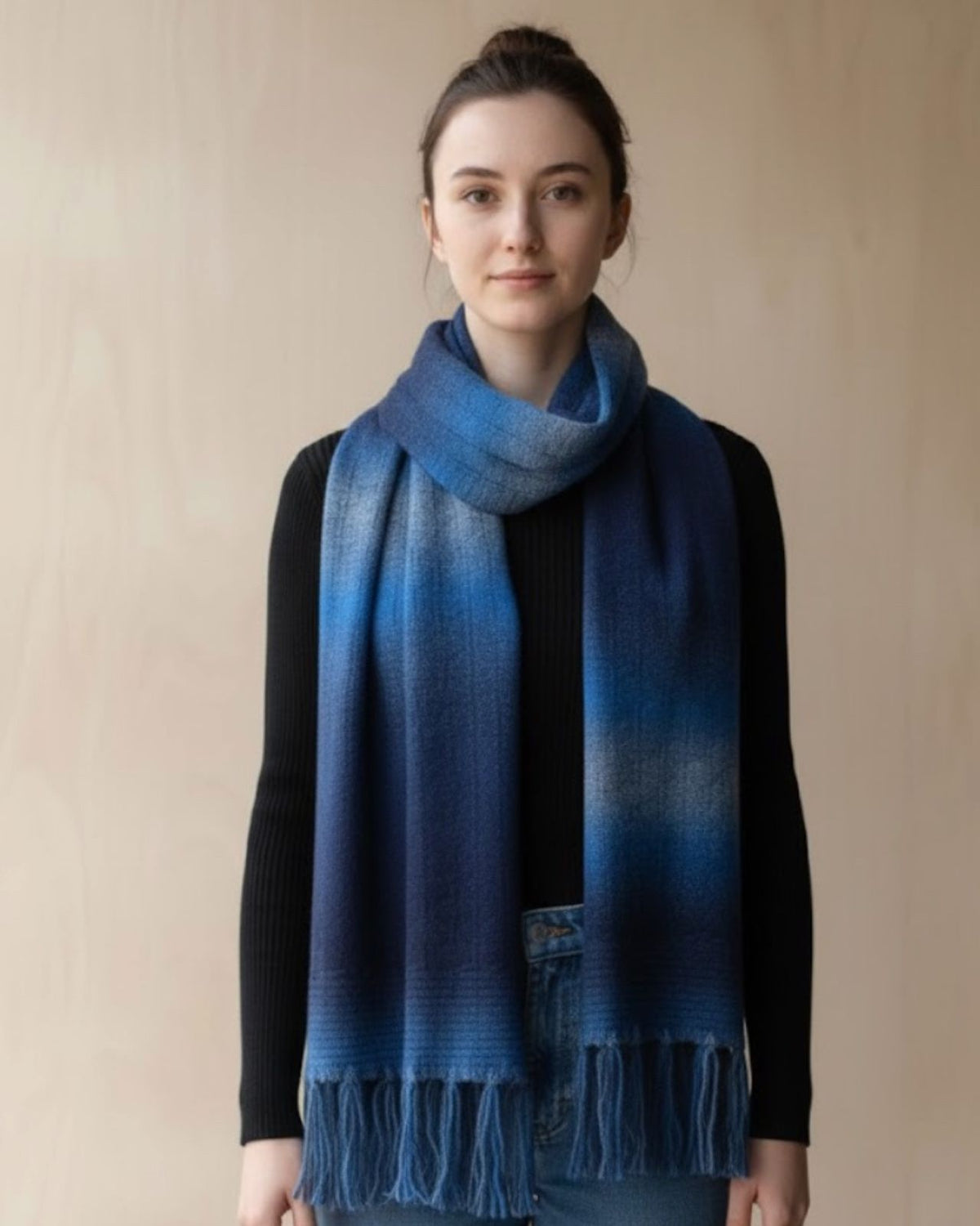 Ombre Woollen Stole For Women
