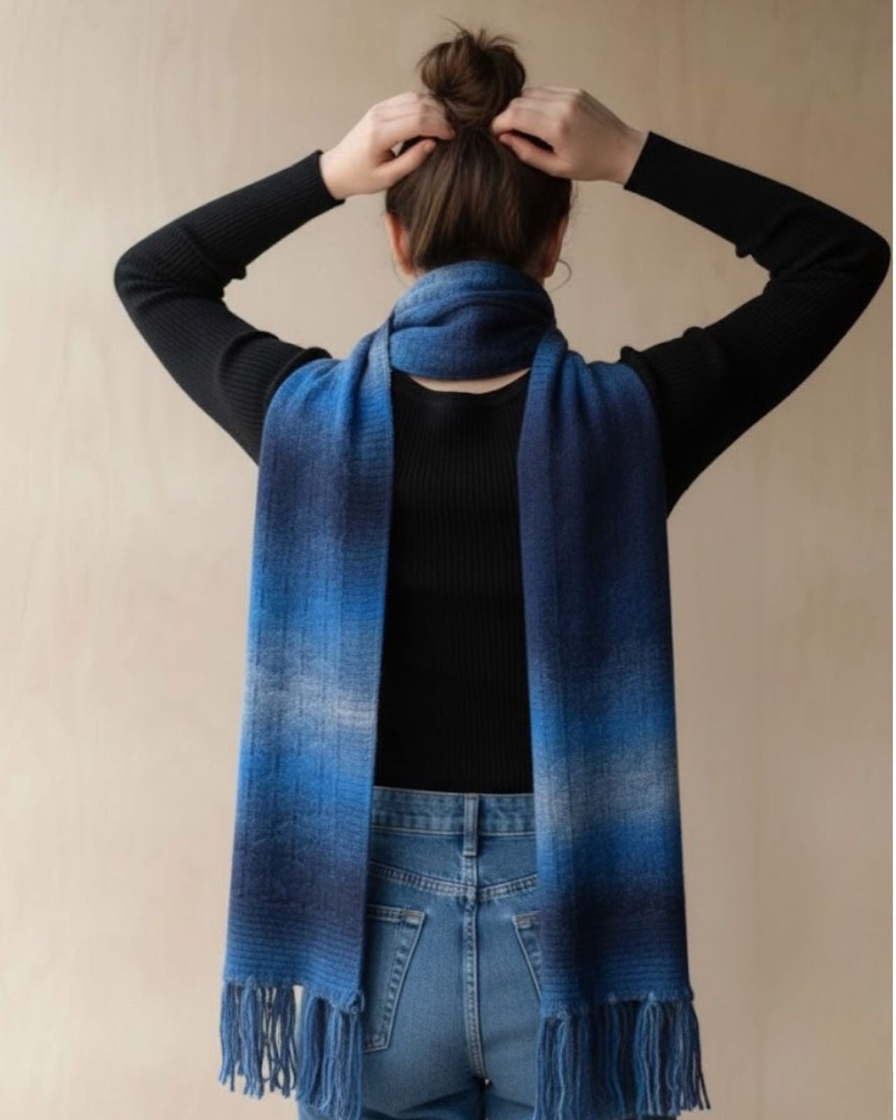 Ombre Woollen Stole For Women