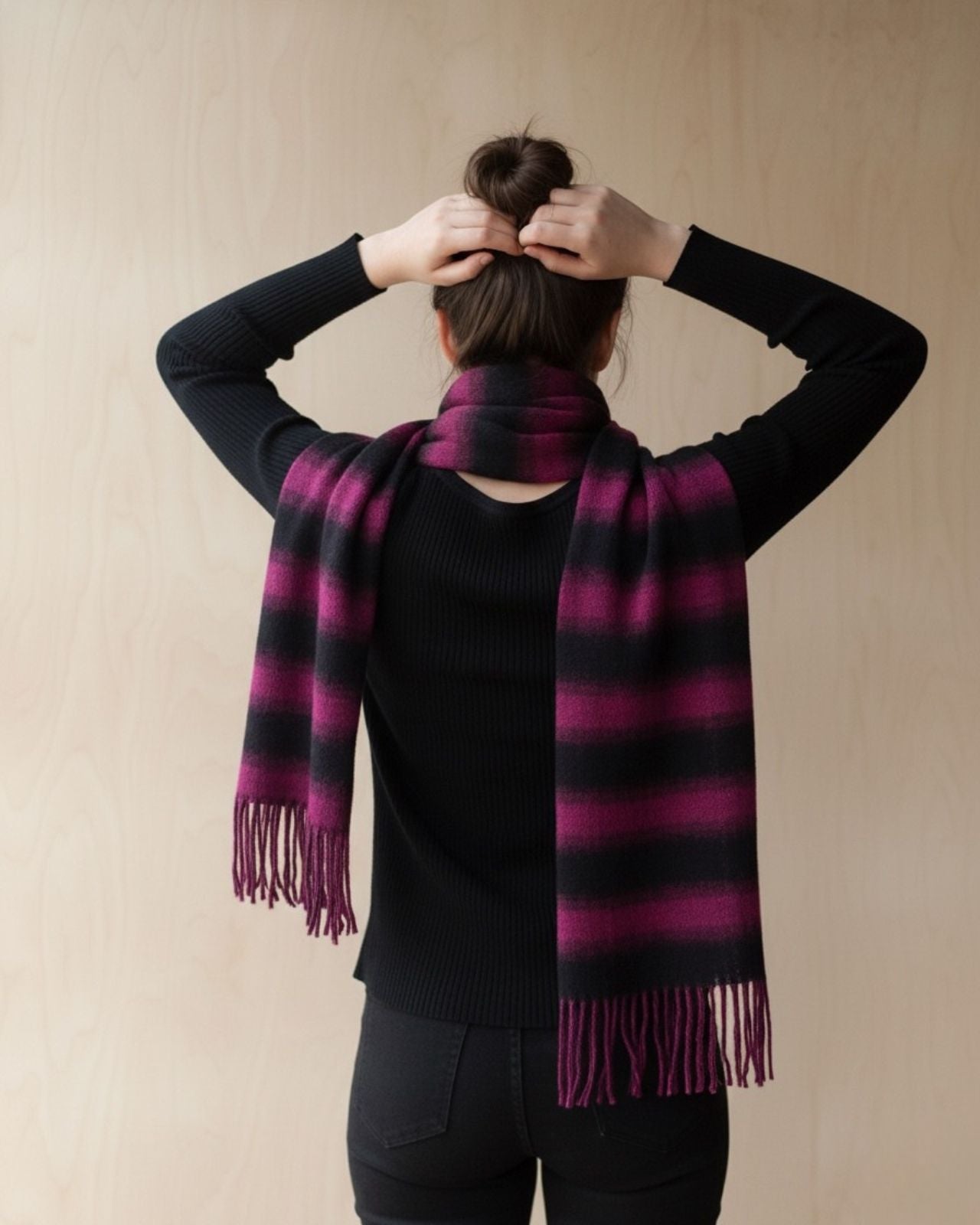 Ombre Woollen Stole For Women