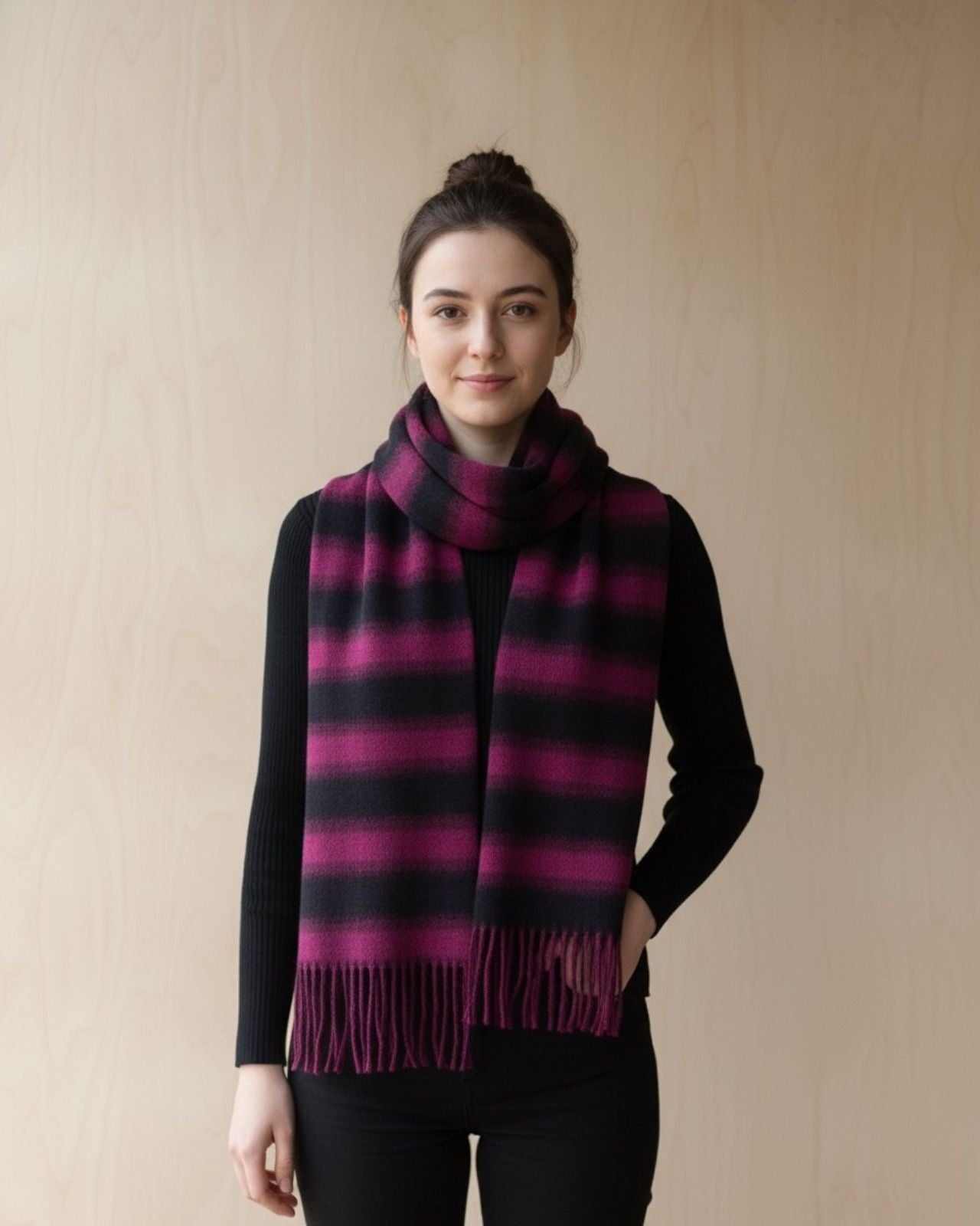 Ombre Woollen Stole For Women