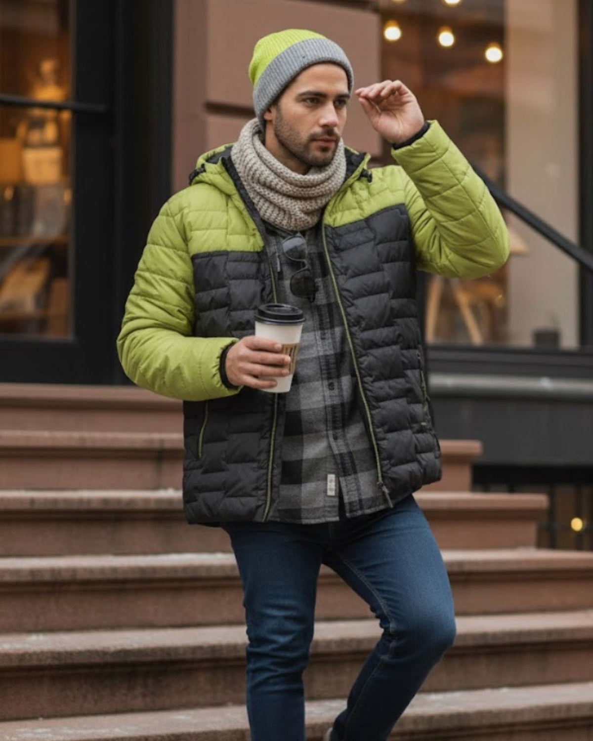 Finnish Lapland Insulated Plus Size Jacket For Men