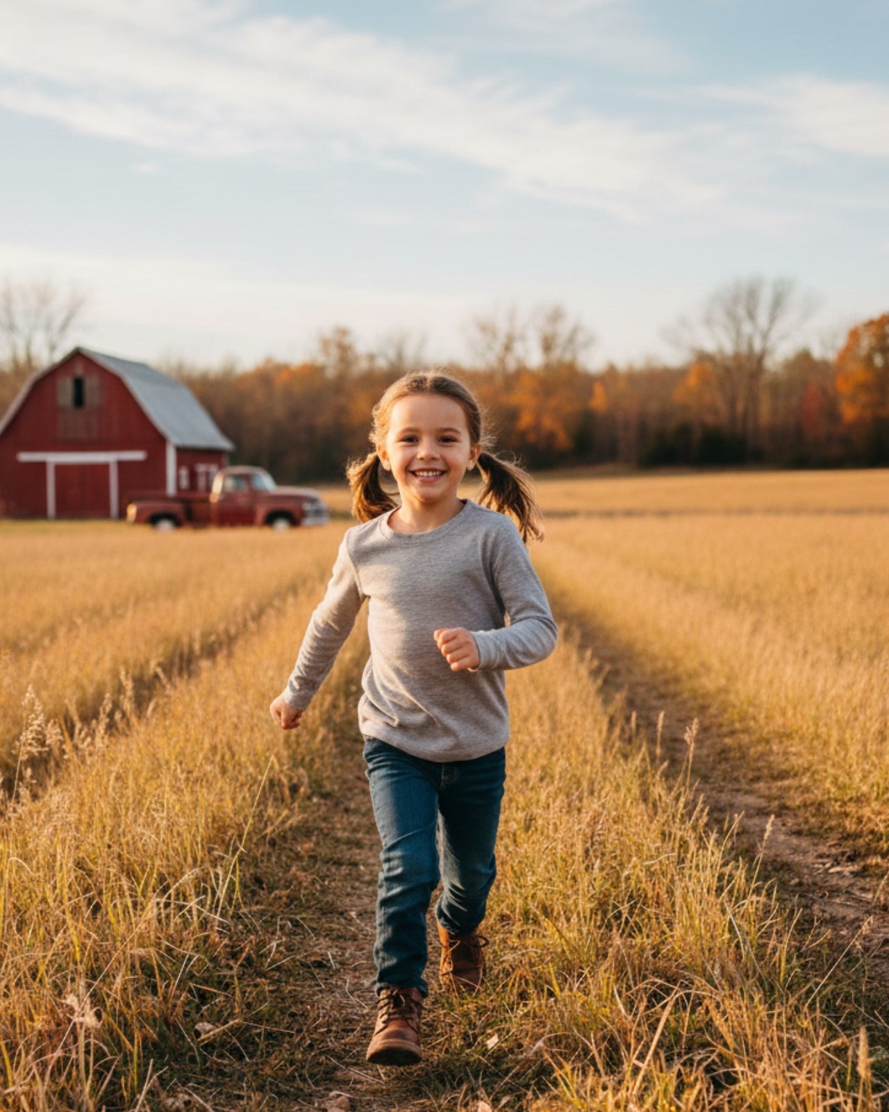 Girls Full Sleeves Thermal | Merino Wool + Bamboo